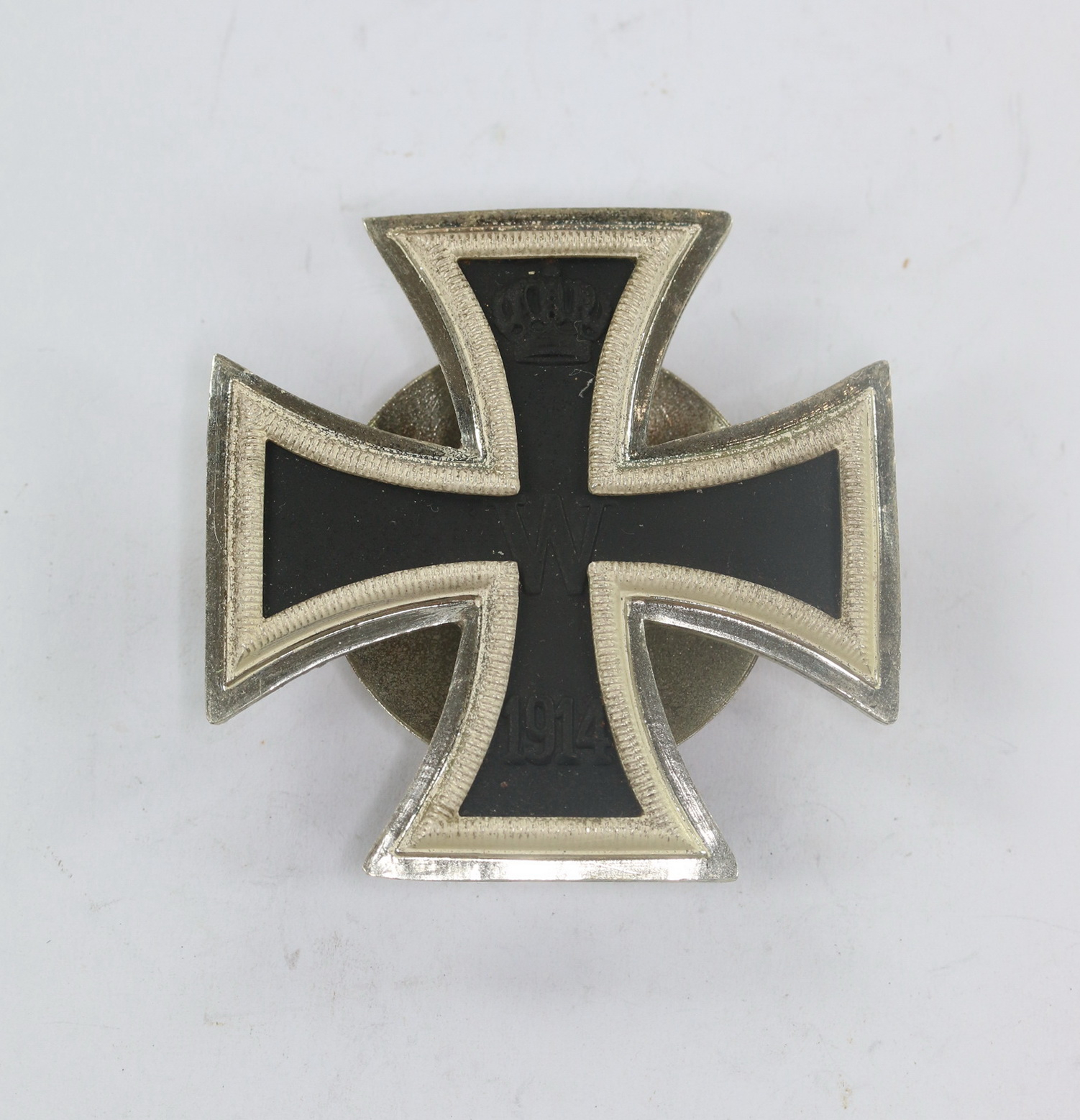 Eisernes Kreuz 1. Klasse 1914, in der Form von 1939, an Schraubscheibe, Hst. L/52 (C.F. Zimmermann, Pforzheim) – Bild 1