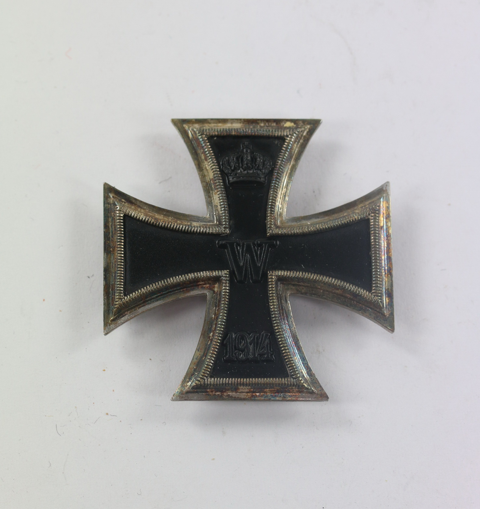 Eisernes Kreuz 1. Klasse 1914, Ösen Variante (!), Hst. Godet Berlin (!) – Bild 1