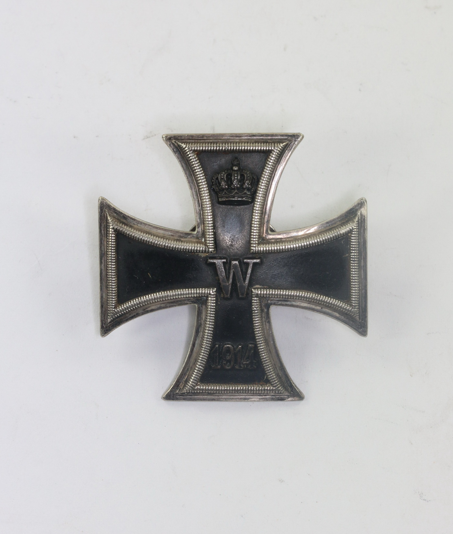 eisernes_kreuz_1 Eisernes Kreuz 1. Klasse 1914, Silber (900), Hst. PM, an Kreuzscheibe und Mutter – Bild 1