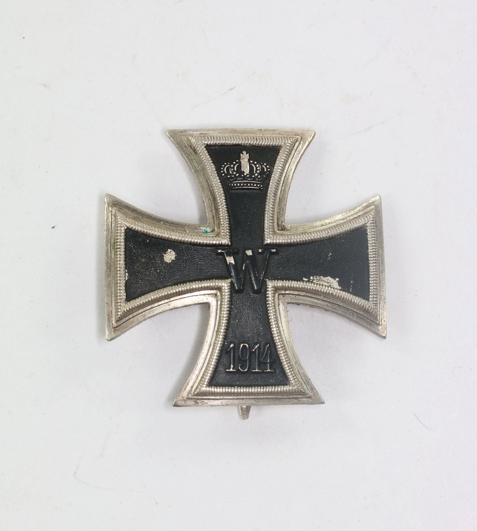 Eisernes Kreuz 1. Klasse 1914, Wilhelm Deumer, Lüdenscheid, einteilig, nicht magnetisch – Bild 1