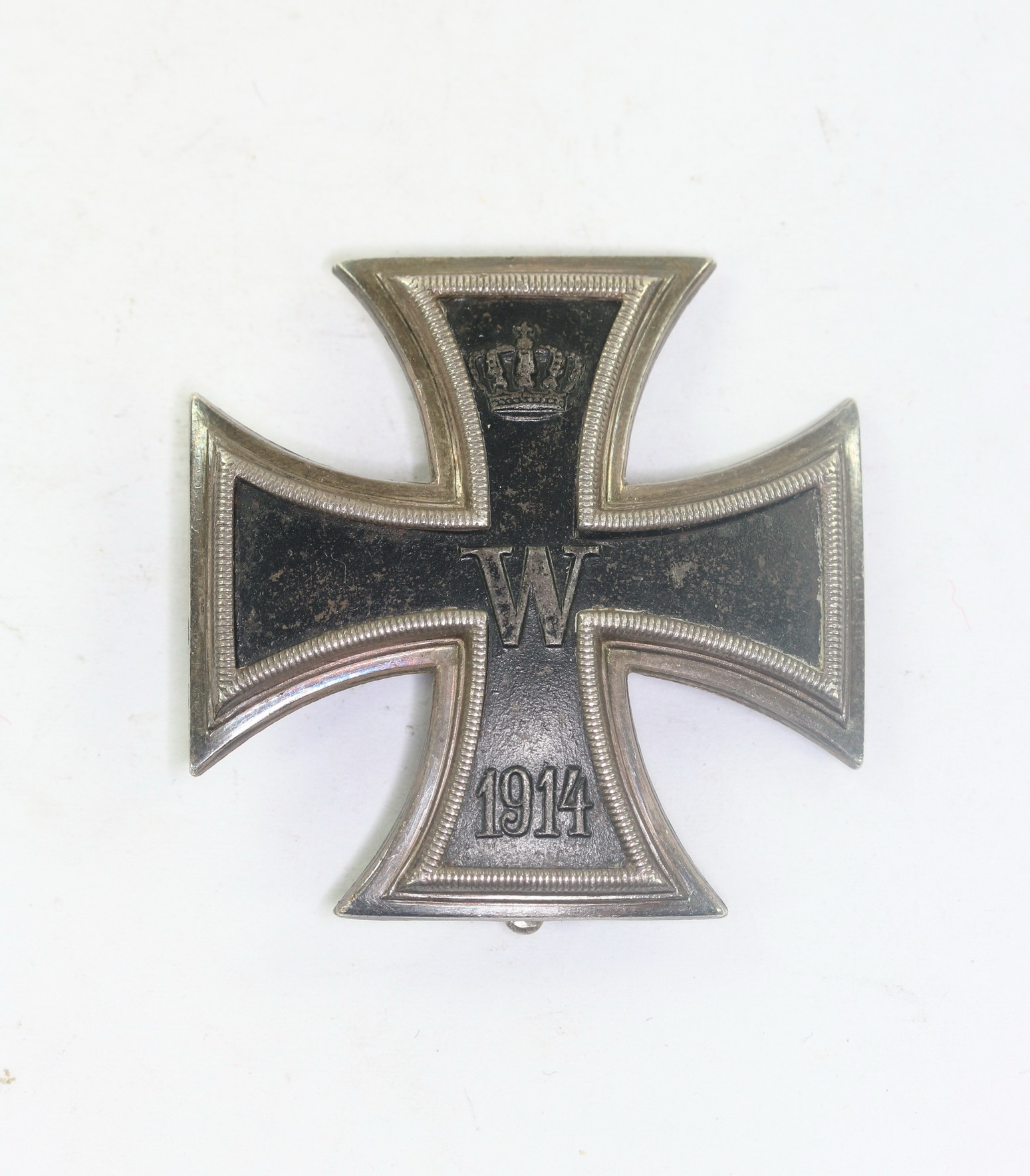  Eisernes Kreuz 1. Klasse 1914, Wilhelm Deumer, Variante mit Seitenlaschen (!) – Bild 1