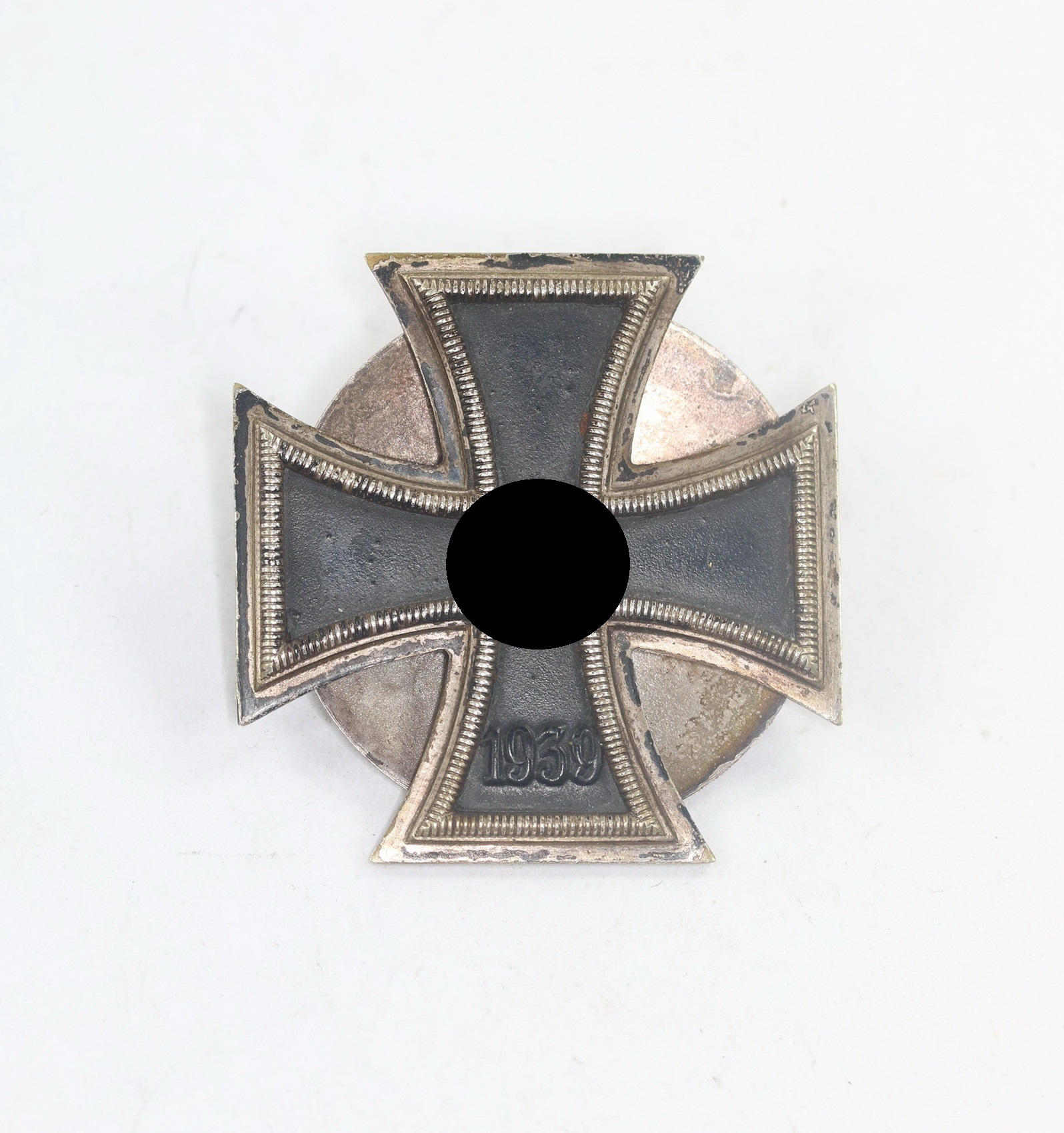  Eisernes Kreuz 1. Klasse 1939, Otto Schickle, Pforzheim, Scheibe und Mutter (!), Magnetisch – Bild 1
