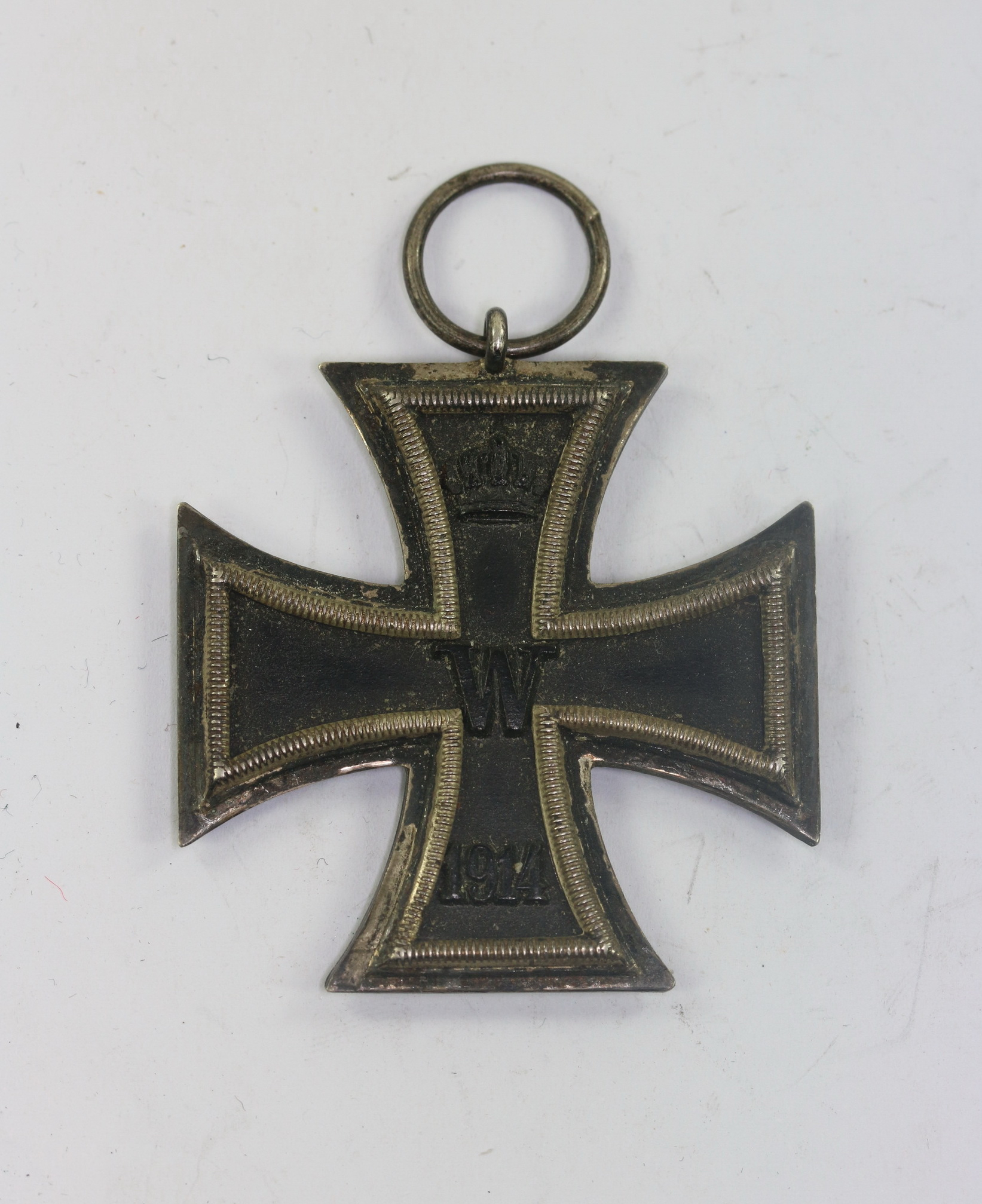 Eisernes Kreuz 2. Klasse 1914, Hst. LV (Lieferungsverband für Eiserne Kreuze), ohne Zusatzpunze(!) – Bild 1