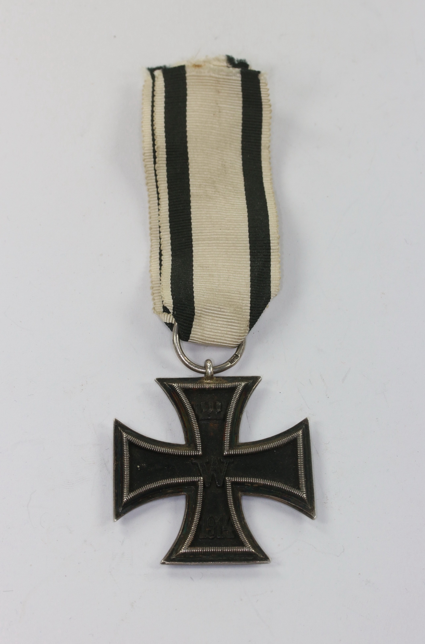  Eisernes Kreuz 2. Klasse 1914, Hst. SW, an Nichtkämpferband (!) – Bild 1