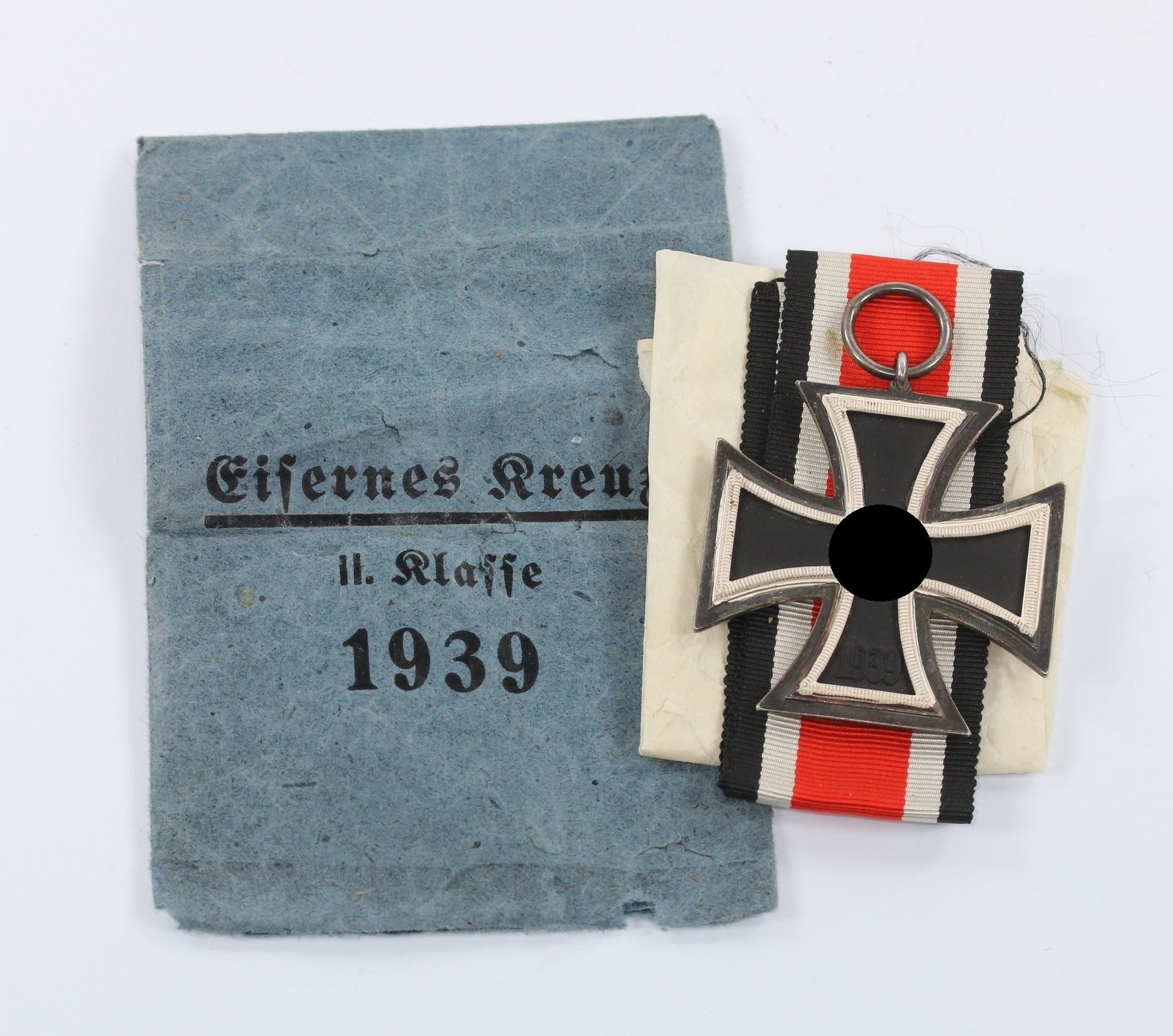 eisernes_kreuz_2 Eisernes Kreuz 2. Klasse 1939, Wächtler & Lange, in kleiner Verleihungstüte – Bild 1