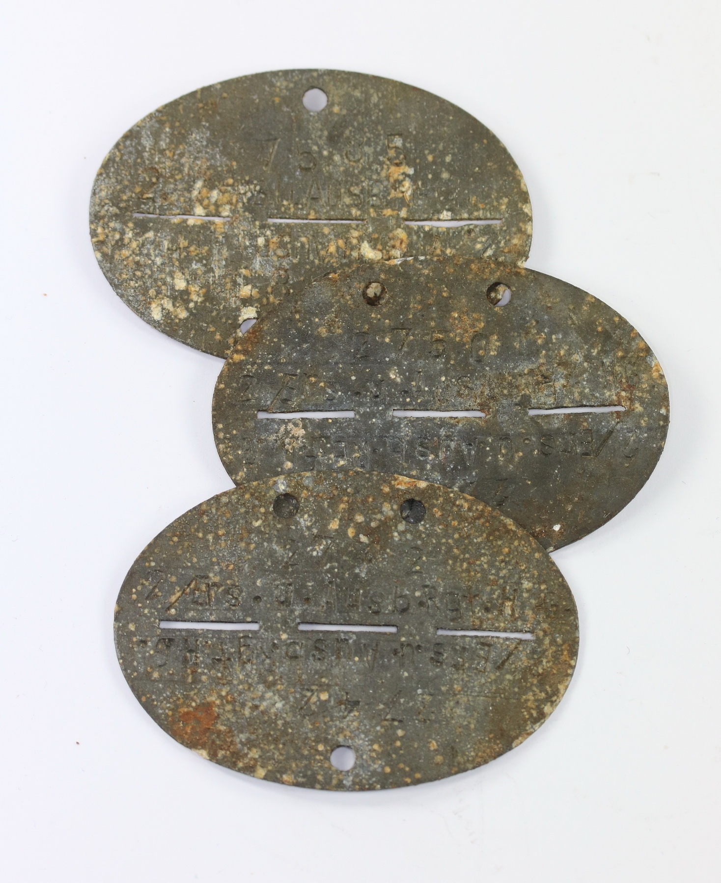 erkennungsmarke_hermman_goering_hg_1_ Erkennungsmarke, Luftwaffe, Hermann Göring (Hortfund) – Bild 1