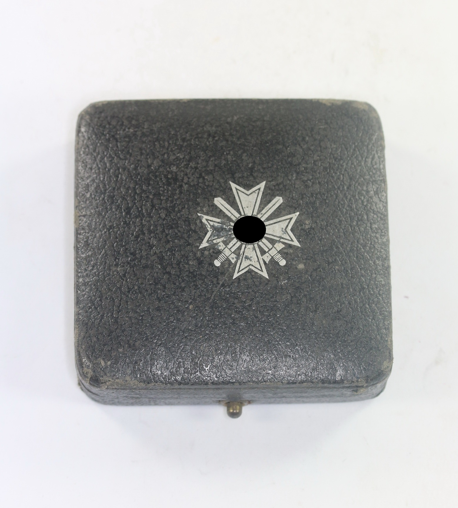 Etui Kriegsverdienstkreuz 1. Klasse mit Schwertern, Kerbach & Oesterheld Dresden A1 – Bild 1