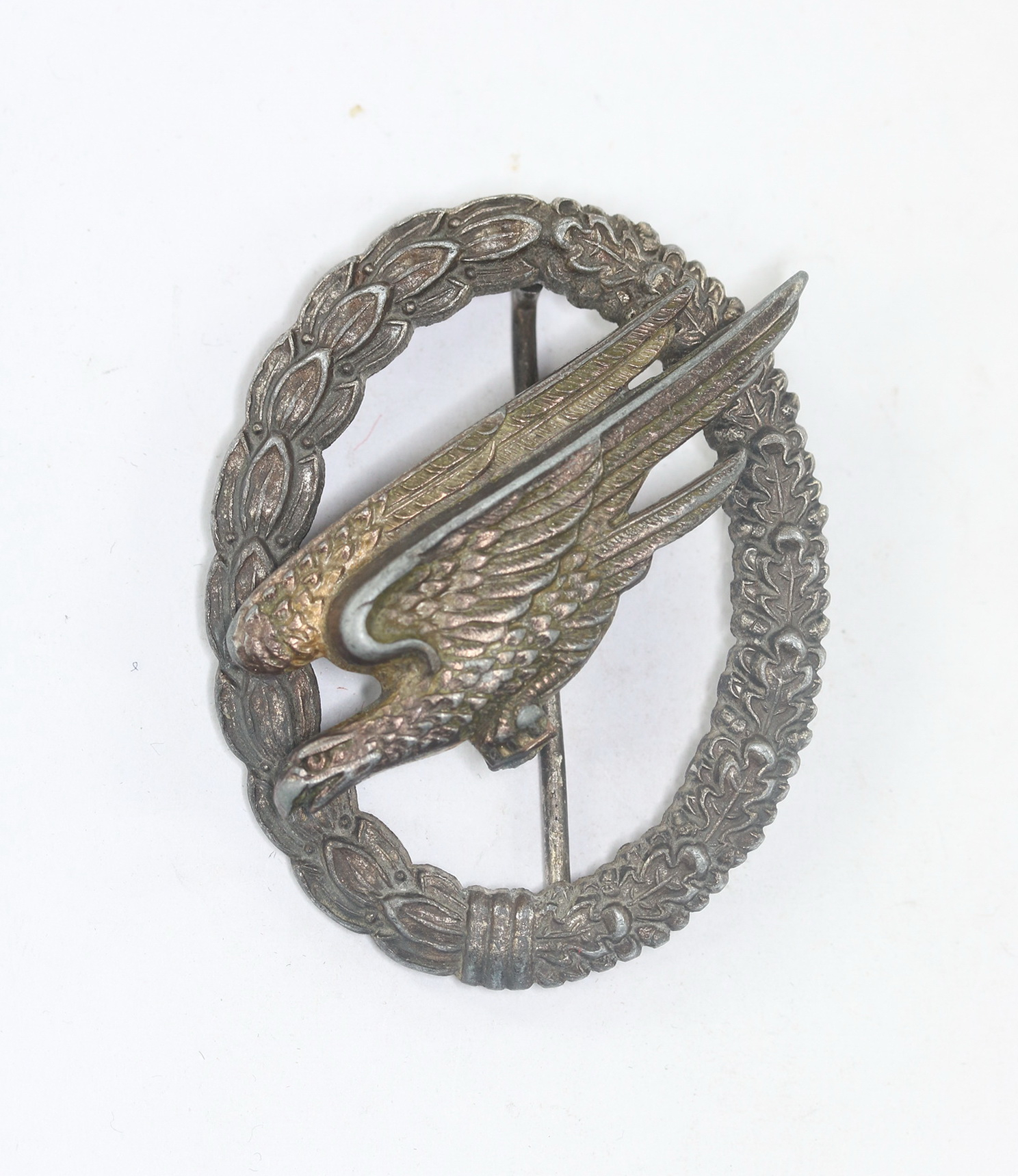 fallschirmsch_tzenabzeichen_der_luftwaffe_hst Fallschirmschützenabzeichen der Luftwaffe, Hst. G.H. Osang Dresden, Kriegsgefangenschaft – Bild 1