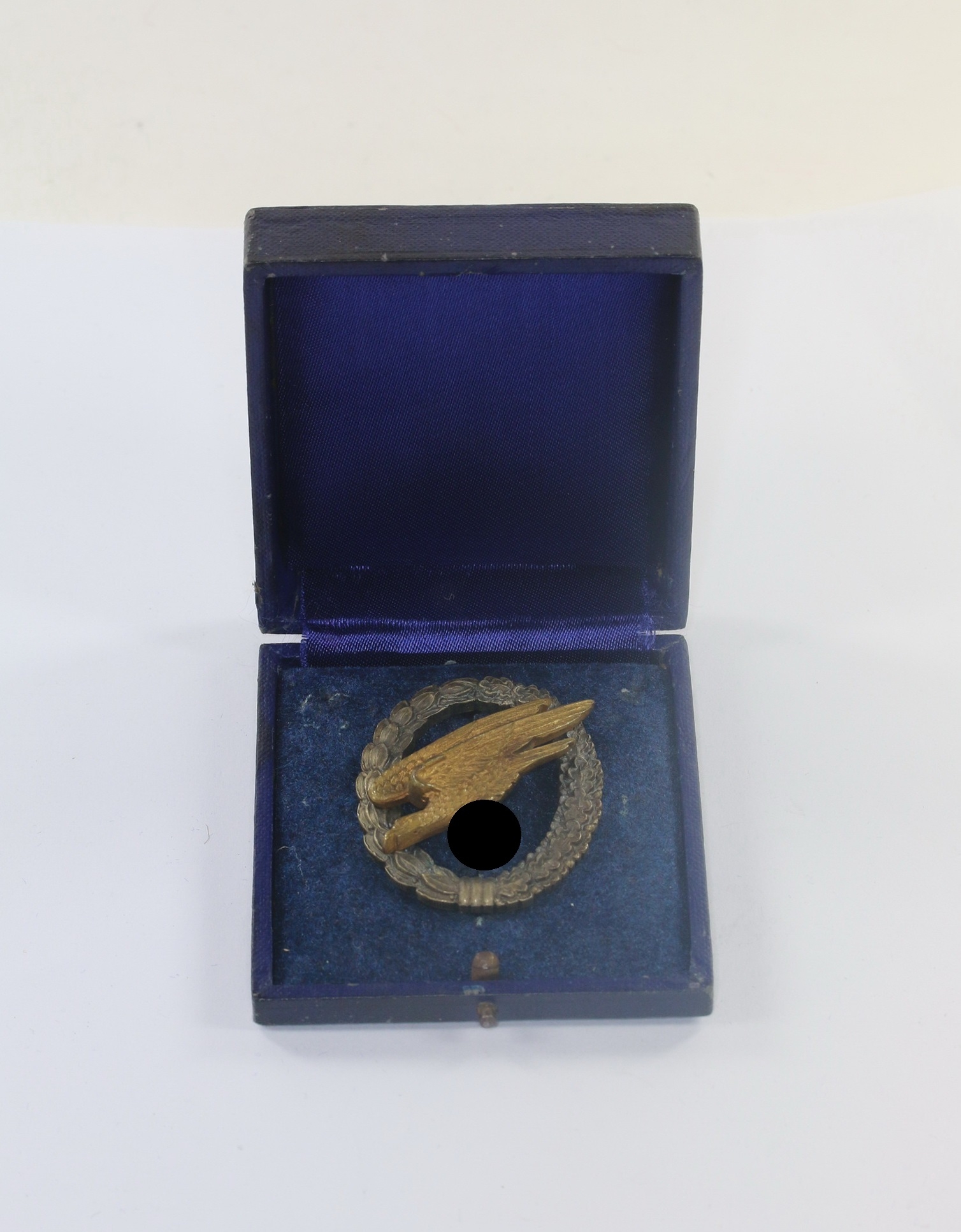  Fallschirmschützenabzeichen der Luftwaffe, Hst. Jimme & Sohn Berlin, im Etui – Bild 1