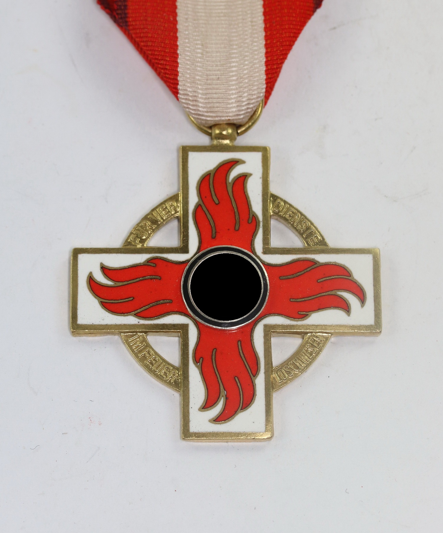 feuerwehrehrenzeichen_1 Feuerwehrehrenzeichen 1. Stufe, Für Verdienste im Feuerlöschwesen – Bild 1