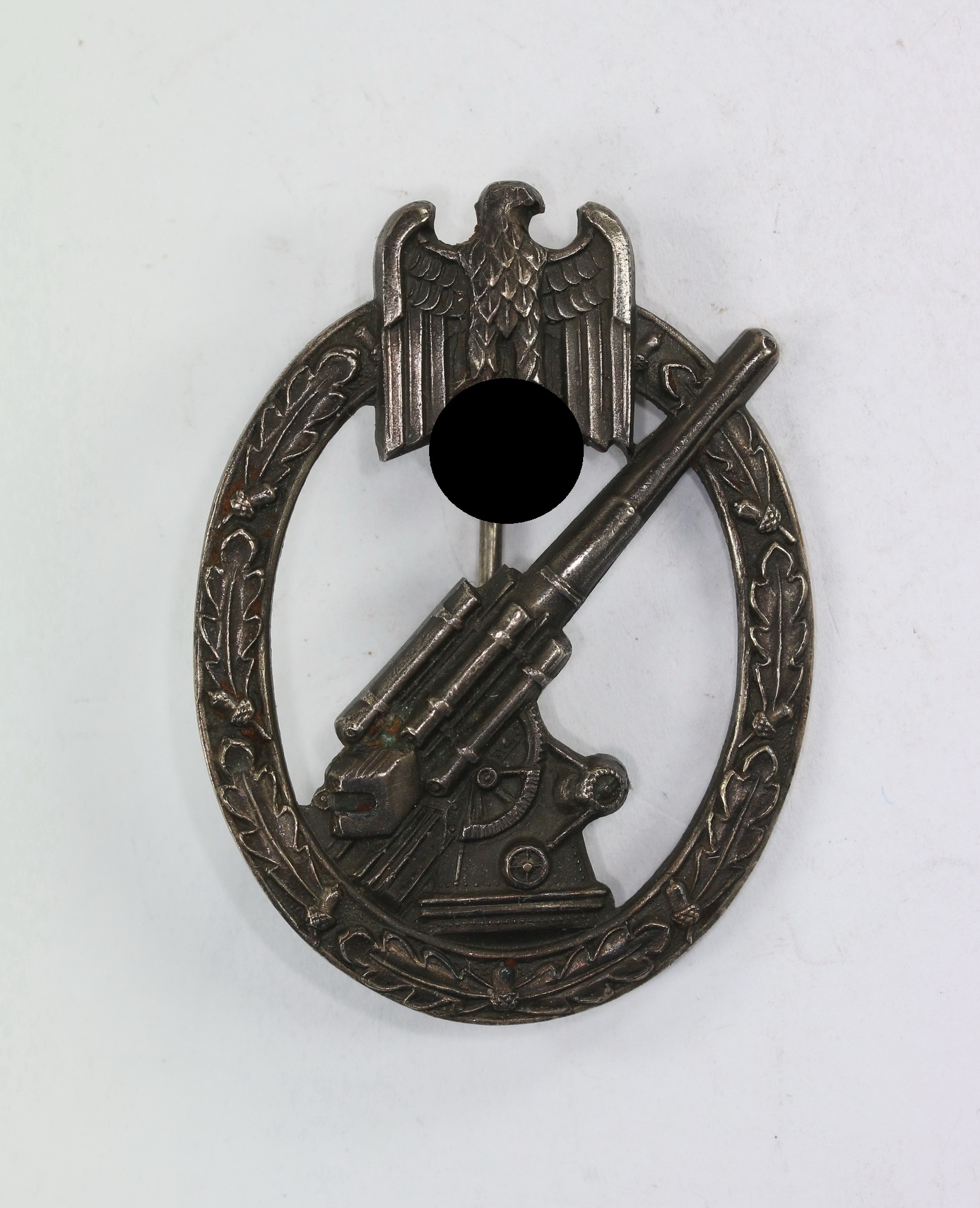 flak_kampfabzeichen_des_heeres_hst Flak-Kampfabzeichen des Heeres, Hst. Juncker, Buntmetall (!) – Bild 1