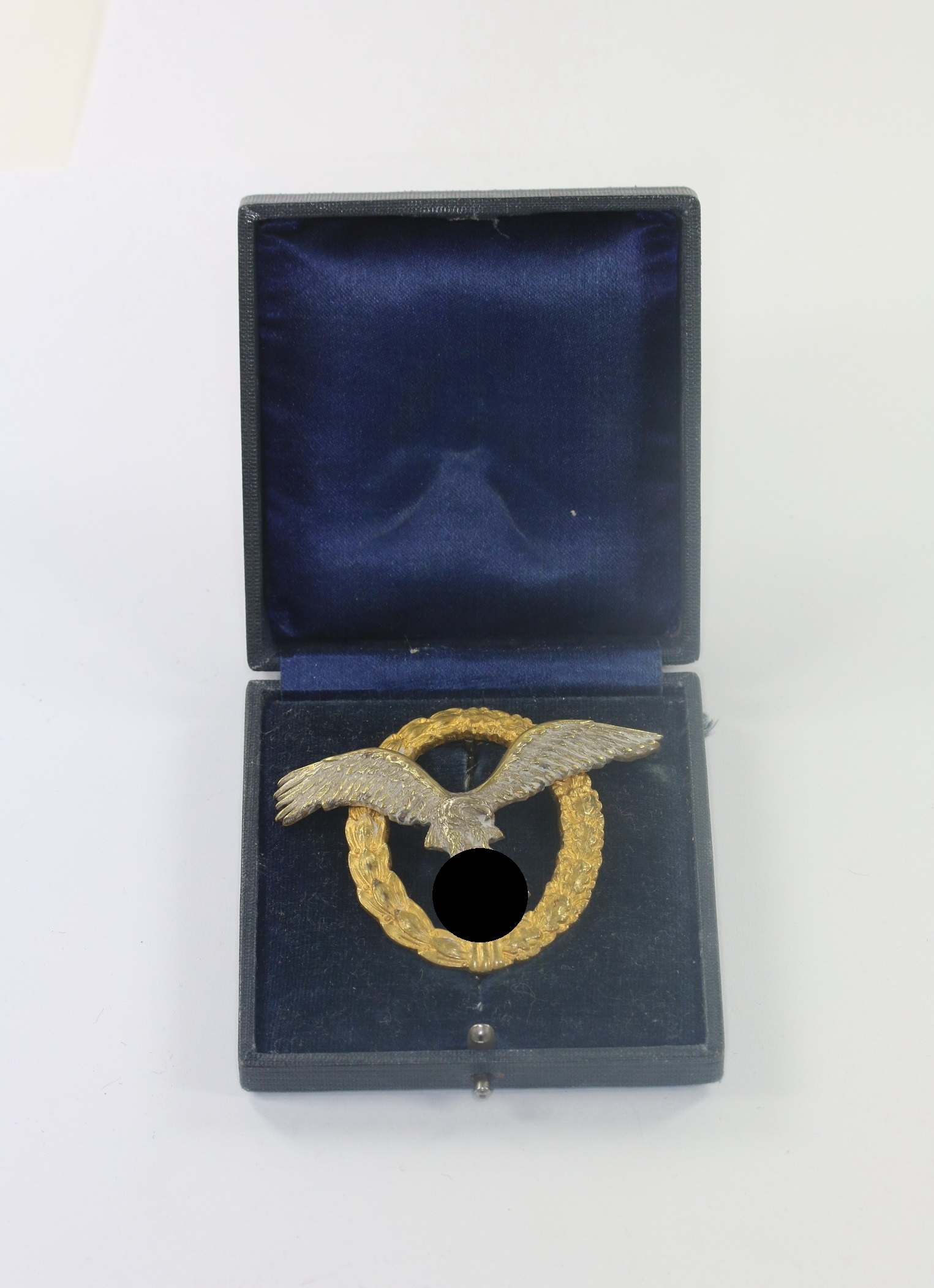  Flugzeugführer- und Beobachterabzeichen (Doppelabzeichen), Hst. C.E. Juncker J.1, im Etui – Bild 1