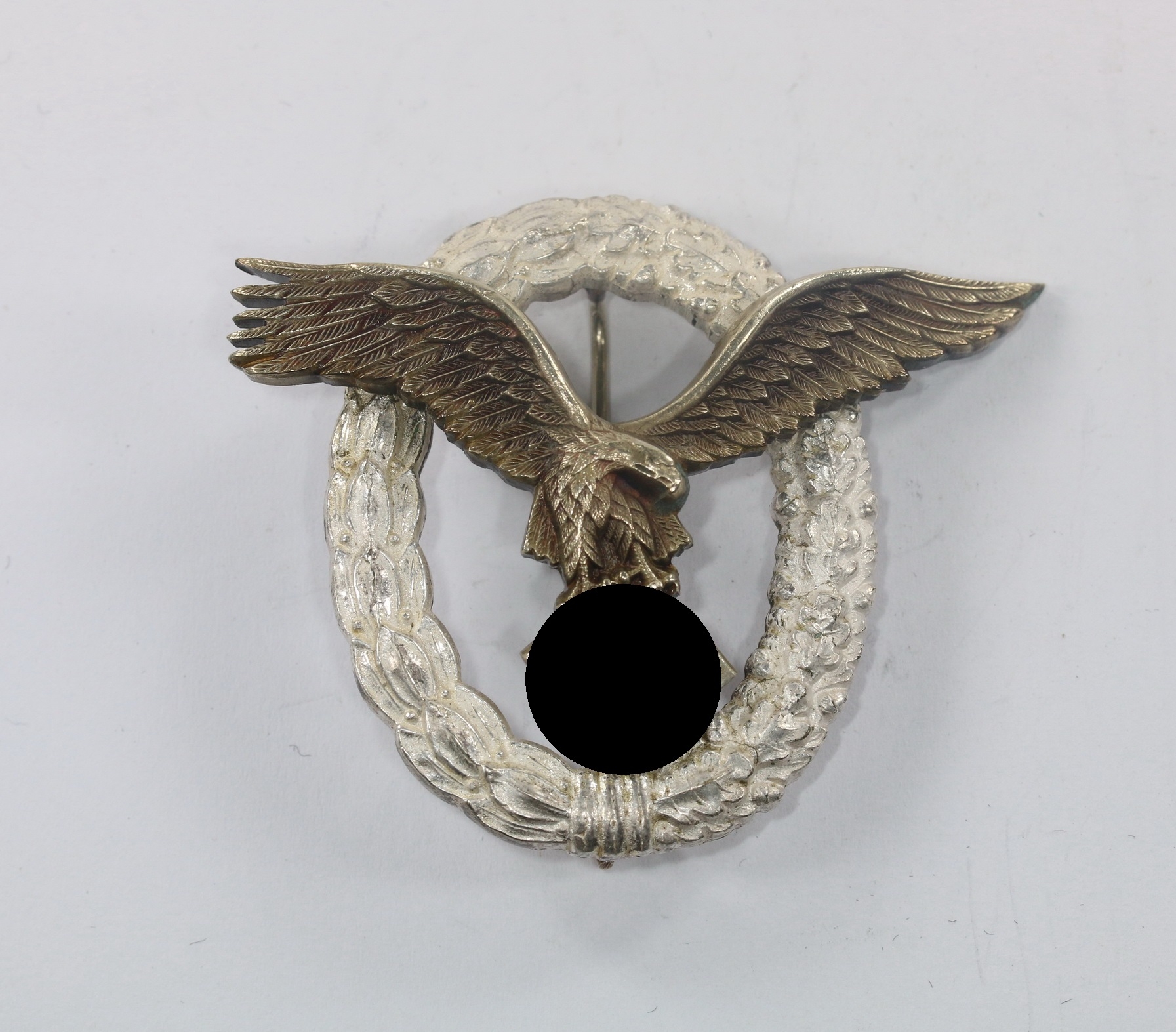 flugzeugf_hrerabzeichen_der_luftwaffe_fll_buntmetall_1__1_2 Flugzeugführerabzeichen der Luftwaffe, FLL, Buntmetall – Bild 1