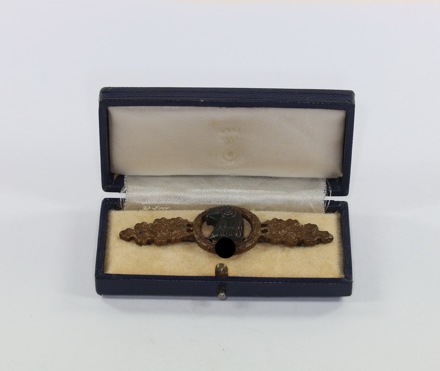 frontflugspange_f_r_aufkl_rer_in_bronze_assmann_fr_h_im_etui_1__1 Frontflugspange für Aufklärer in Bronze, Assmann (früh), im Etui – Bild 1