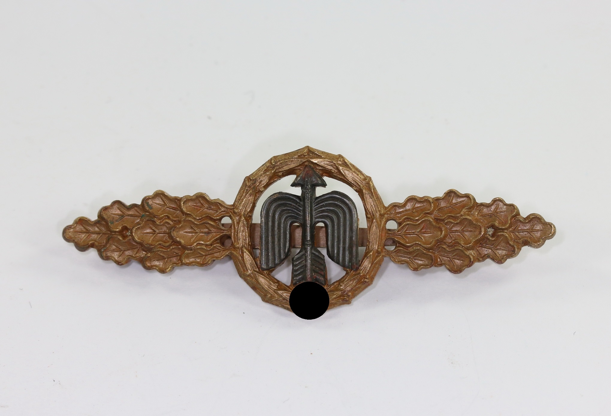 frontflugspange_f_r_j_ger_in_bronze_buntmetall_1__1 Frontflugspange für Jäger in Bronze, Buntmetall – Bild 1