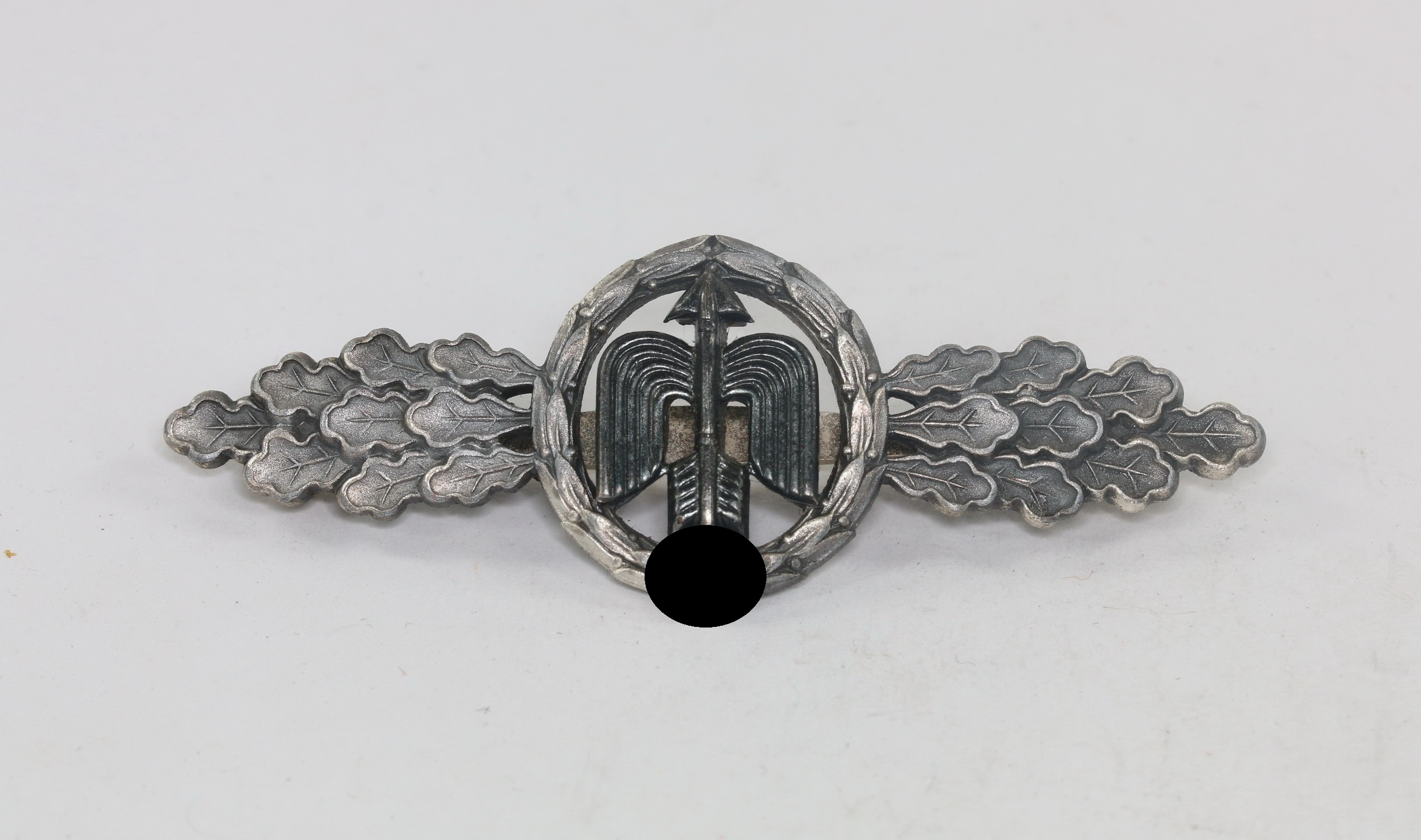 Frontflugspange für Jäger in Silber, Hst. G.H. Osang Dresden – Bild 1