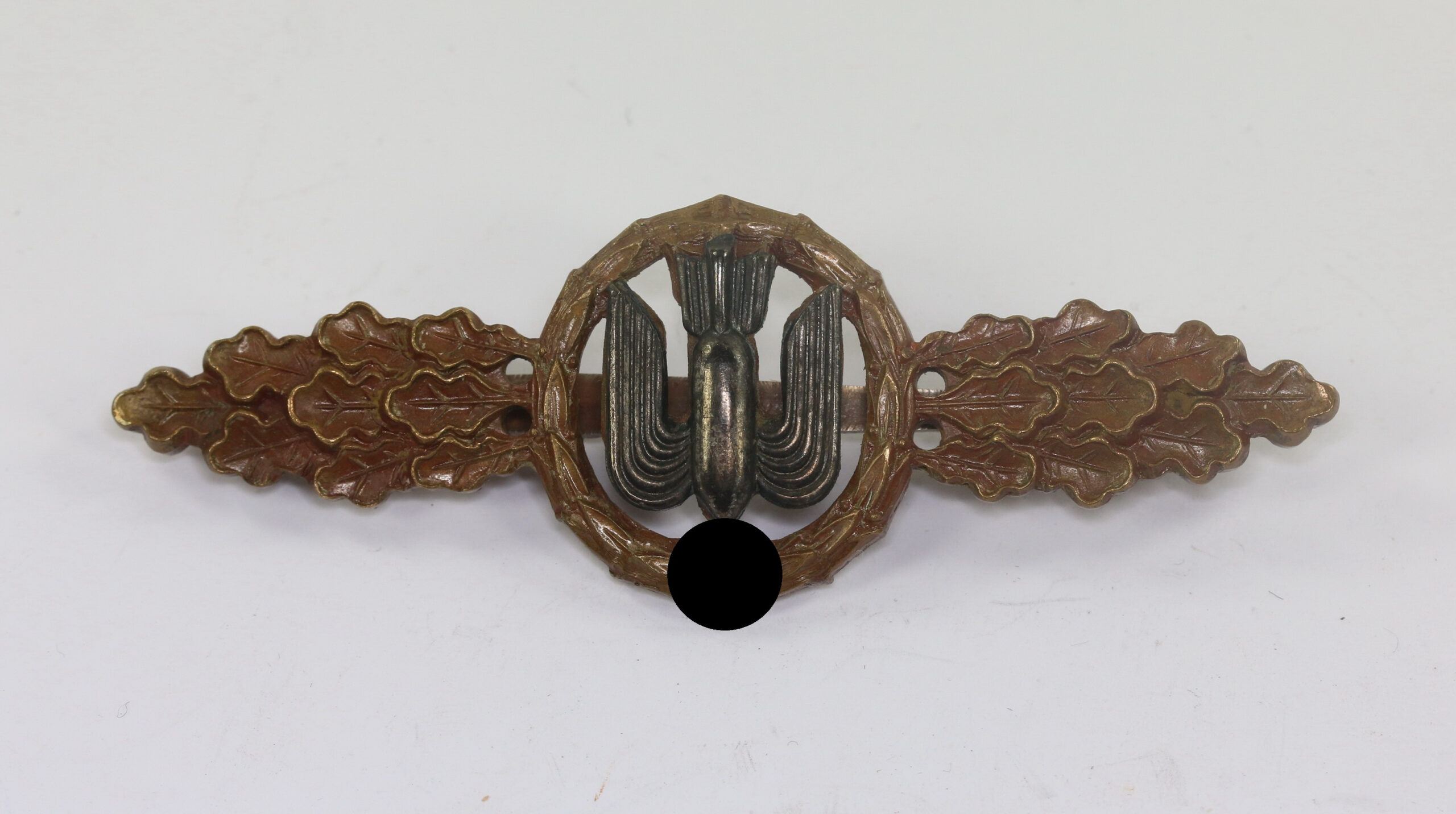 Frontflugspange für Kampfflieger in Bronze, Hst. C.E. Juncker Berlin SW (Buntmetall) – Bild 1