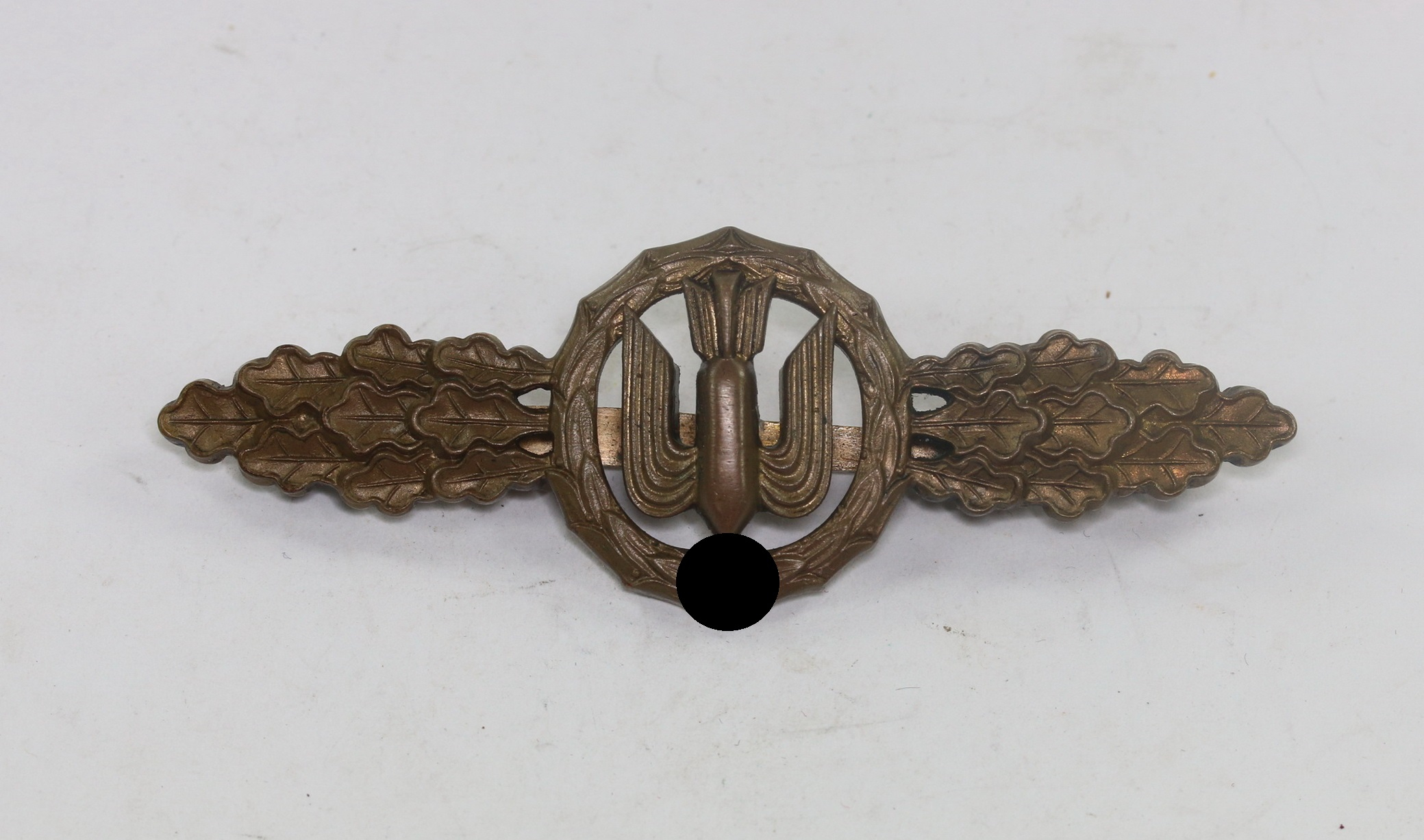  Frontflugspange für Kampfflieger in Bronze, Hst. R.S.S. (Richard Simm & Söhne, Gablonz) – Bild 1