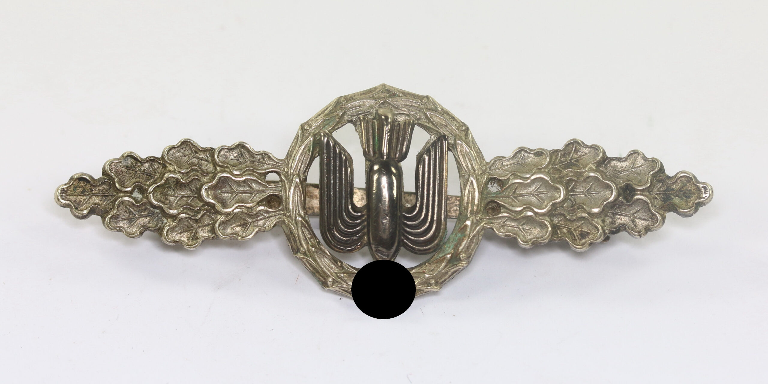 frontflugspange_f_r_kampfflieger_in_silber_c Frontflugspange für Kampfflieger in Silber, C.E. Juncker, Neusilber (!) – Bild 1