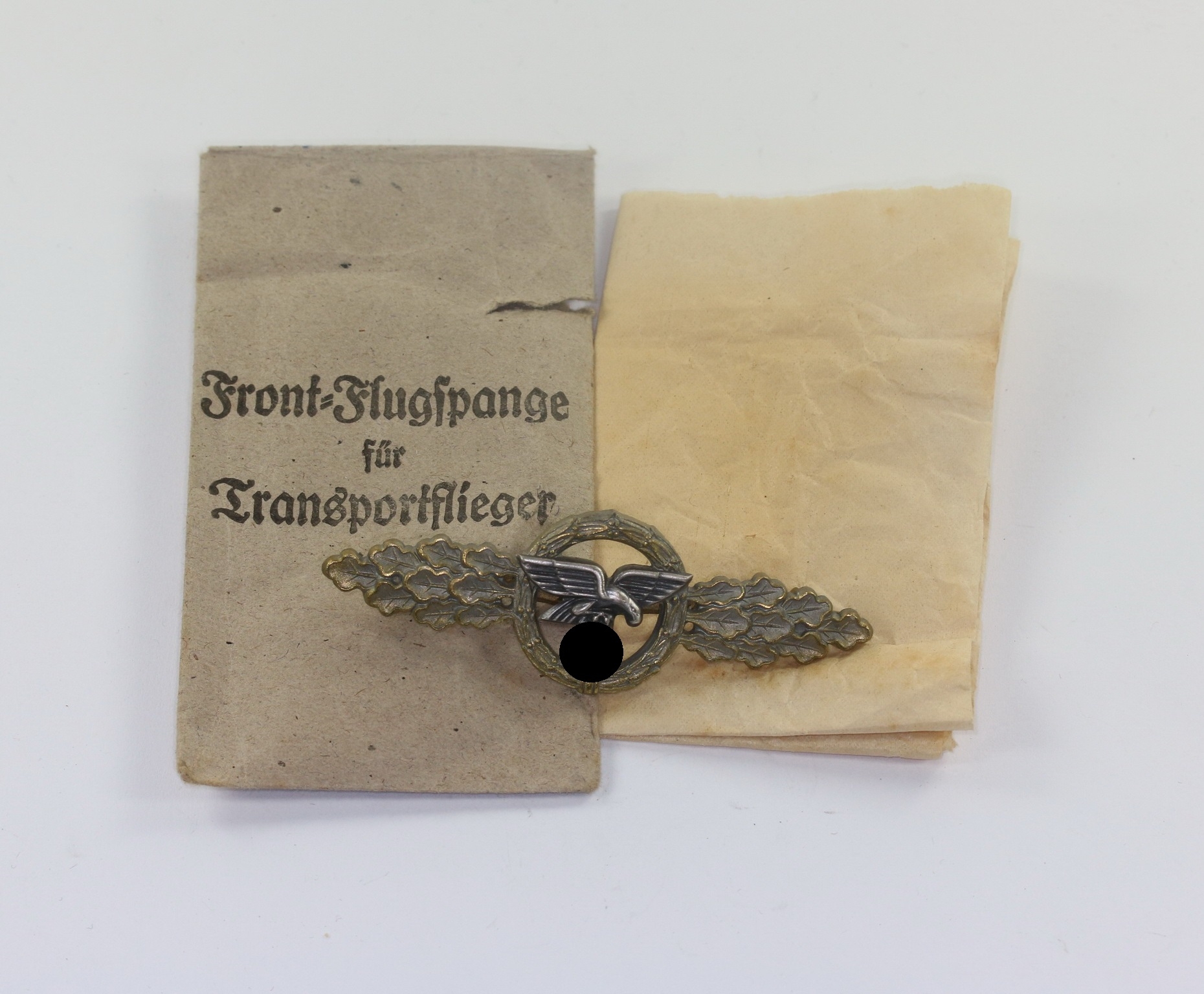 Frontflugspange für Transportflieger in Gold, FLL, in Verleihungstüte (!) – Bild 1