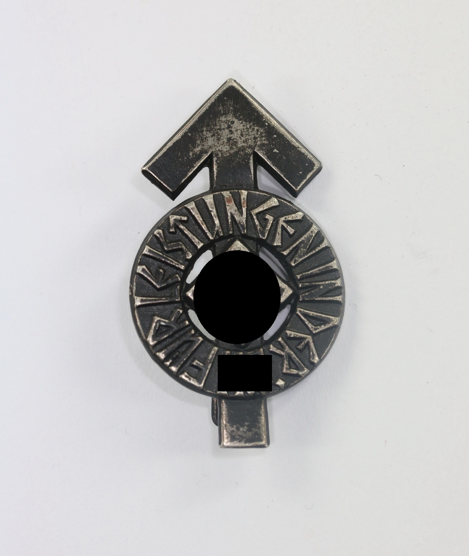  Hitler Jugend (HJ), Leistungsabzeichen in Schwarz, Hst. RZM M1/101 (Gustav Brehmer, Markneukirchen) – Bild 1