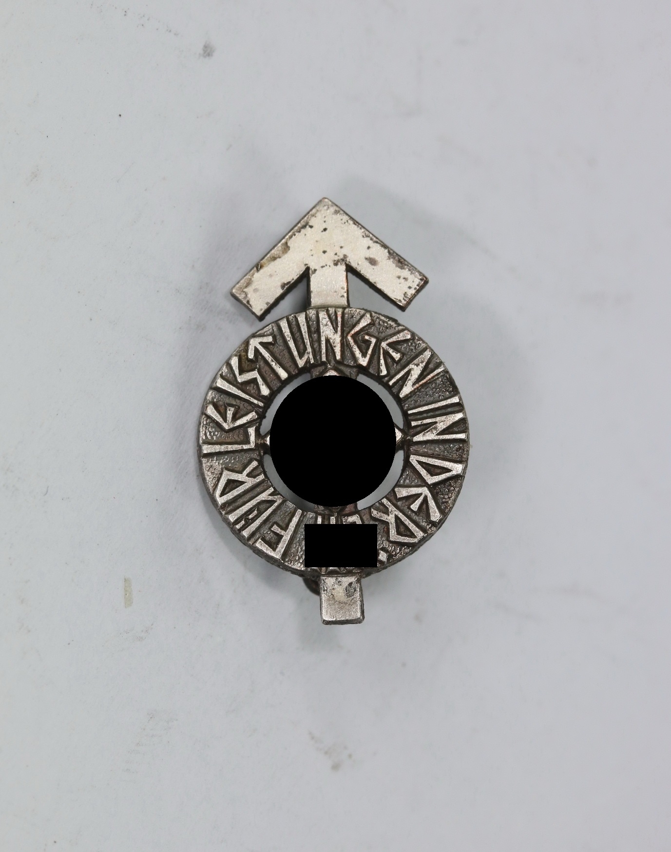 Hitlerjugen (HJ), 16 mm Miniatur Leistungsabzeichen in Silber, Hst. RZM M1/34 – Bild 1