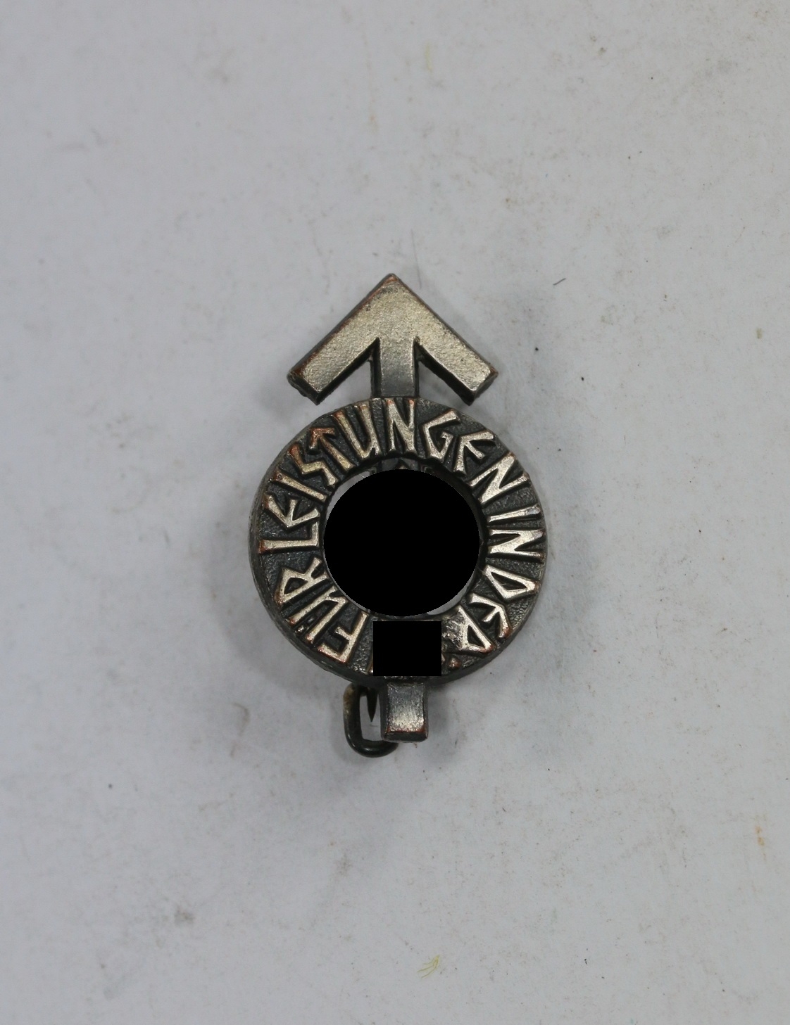 Hitlerjugen (HJ), 16 MM Miniatur Leistungsabzeichen in Silber, Hst. RZM M1/63 – Bild 1