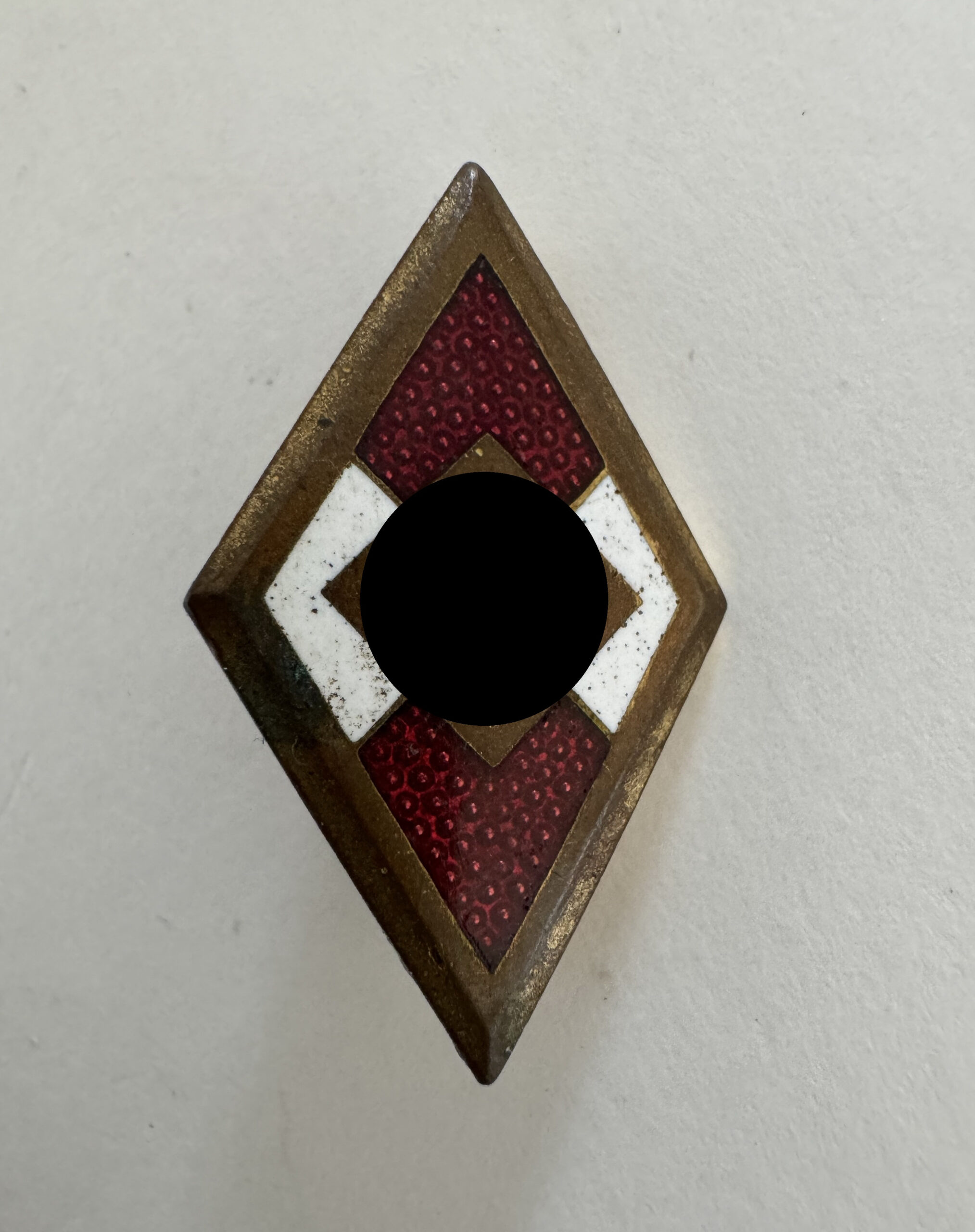 Hitlerjugend (HJ), Goldens Ehrenzeichen, Hst. RZM M1/120 (Wilhelm Deumer, Lüdenscheid) B-Stück – Bild 1