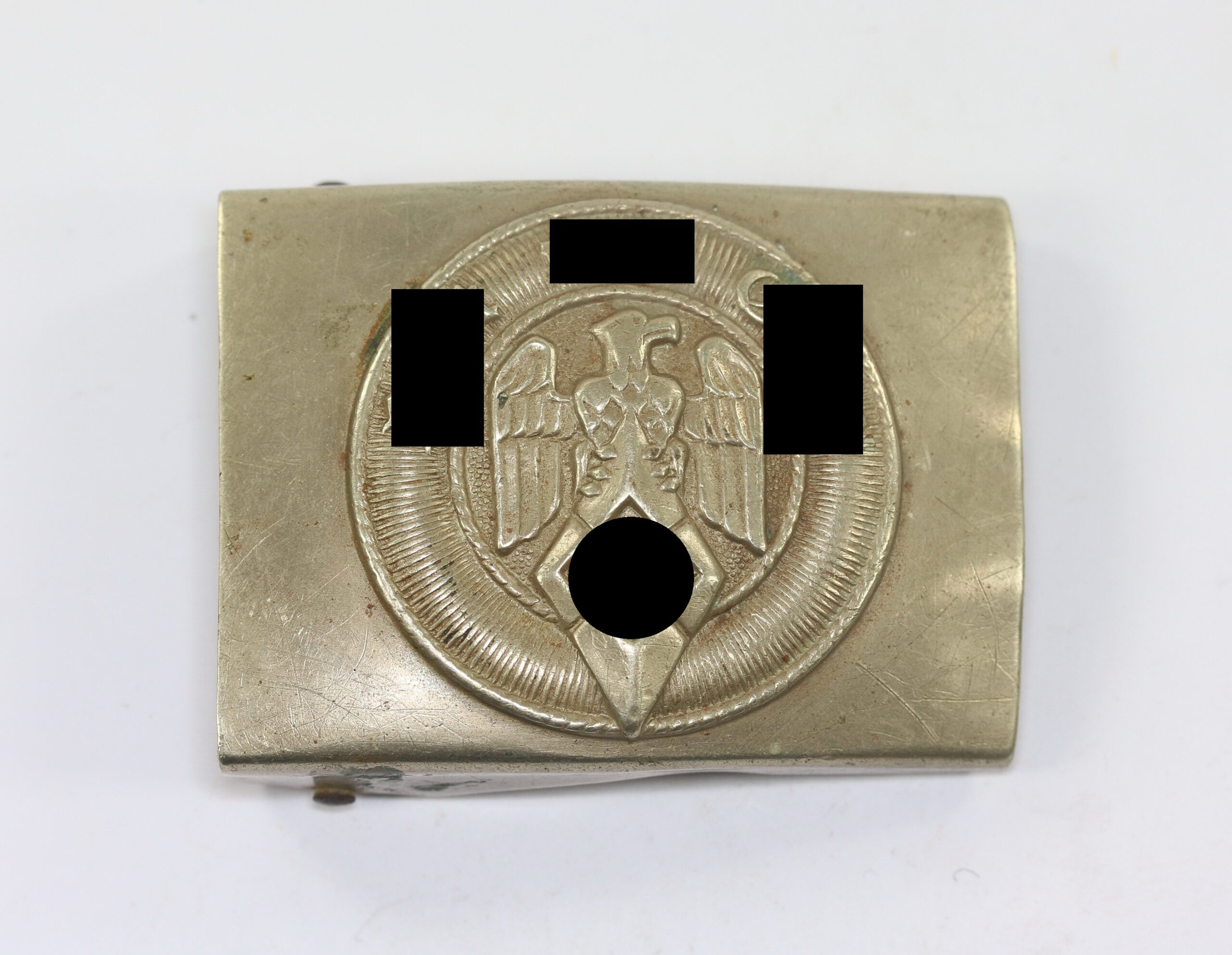 Hitlerjugend (HJ), Koppelschloss, Hst. RZM 119 (Eugen Schmidhäußler, Pforzheim) – Bild 1