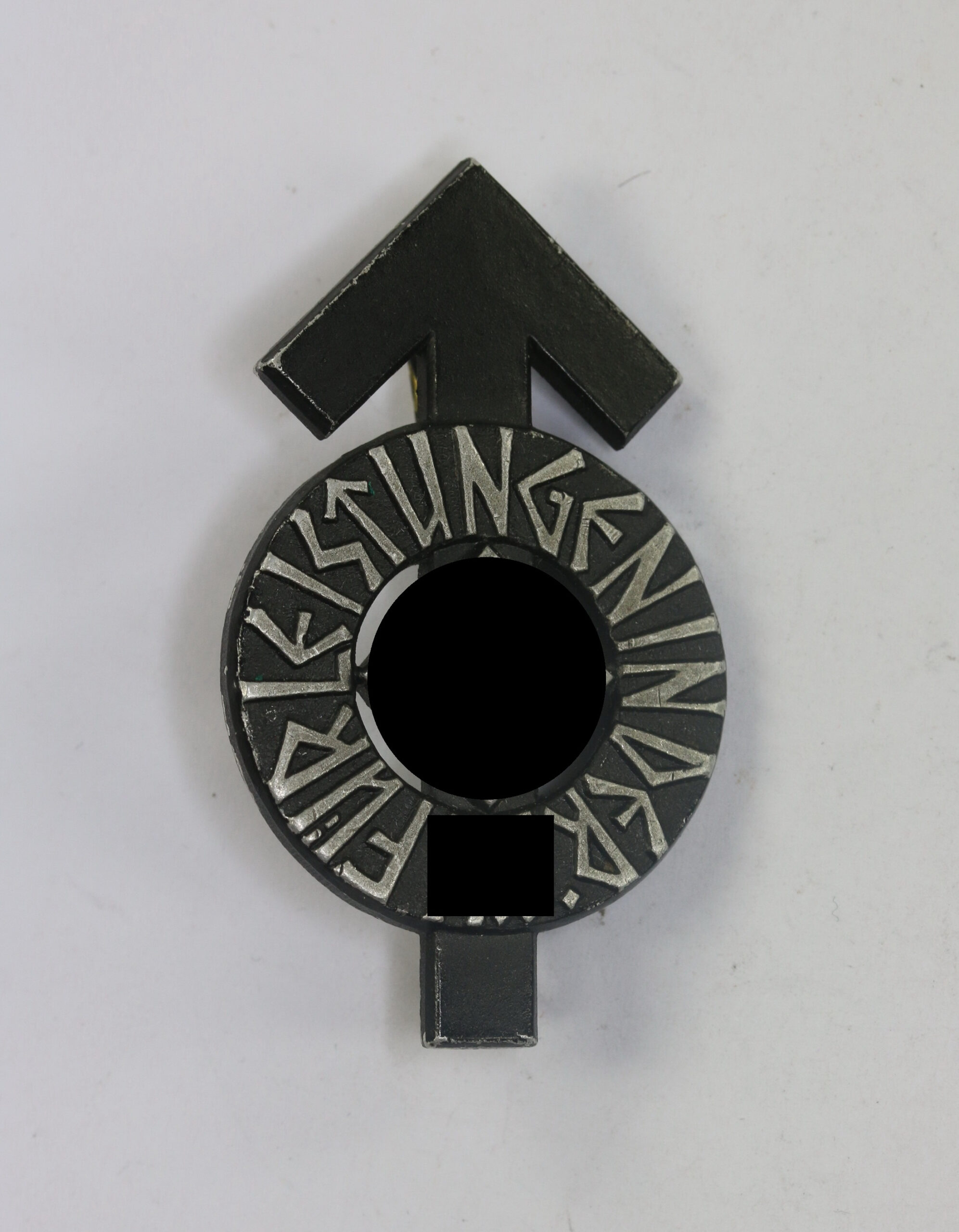 Hitlerjugend (HJ), Leistungsabzeichen in Schwarz, Hst. RZM M1/36 (Berg & Nolte, Lüdenscheid) – Bild 1