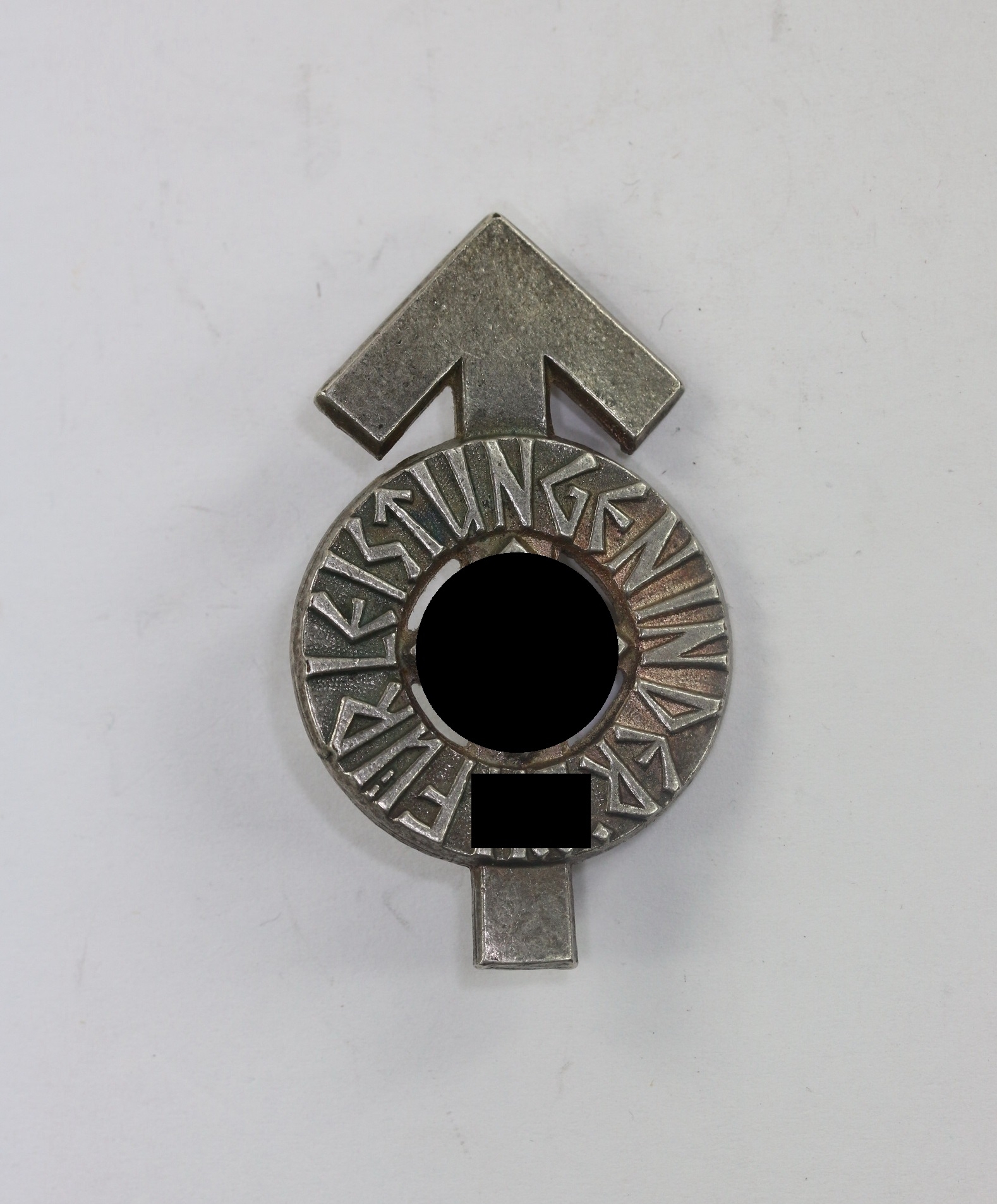 Hitlerjugend (HJ), Leistungsabzeichen in Silber, Hst. RZM M1/101 (Gustav Brehmer, Markneukirchen) – Bild 1