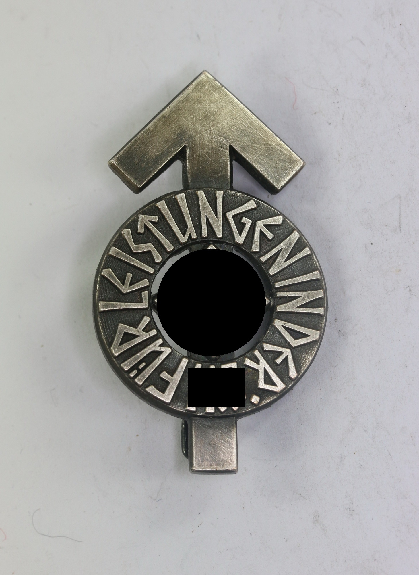 Hitlerjugend (HJ), Leistungsabzeichen in Silber, Hst. RZM M1/101 (Gustav Brehmer, Markneukirchen) – Bild 1