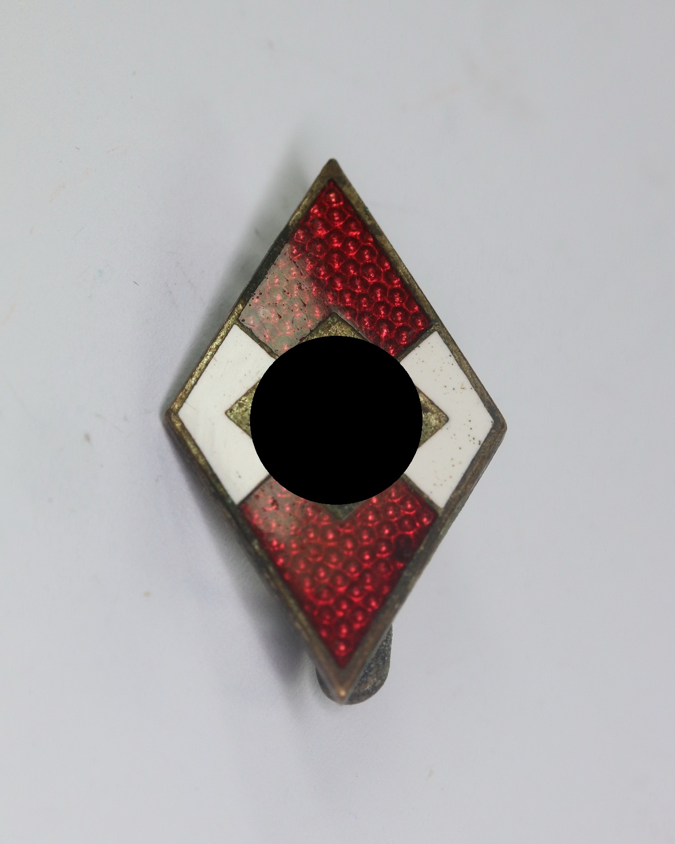 Hitlerjugend (HJ), Mitgliedsabzeichen, Hst. RZM M1/155 (Schwertner & Cie., Eggenberg) – Bild 1