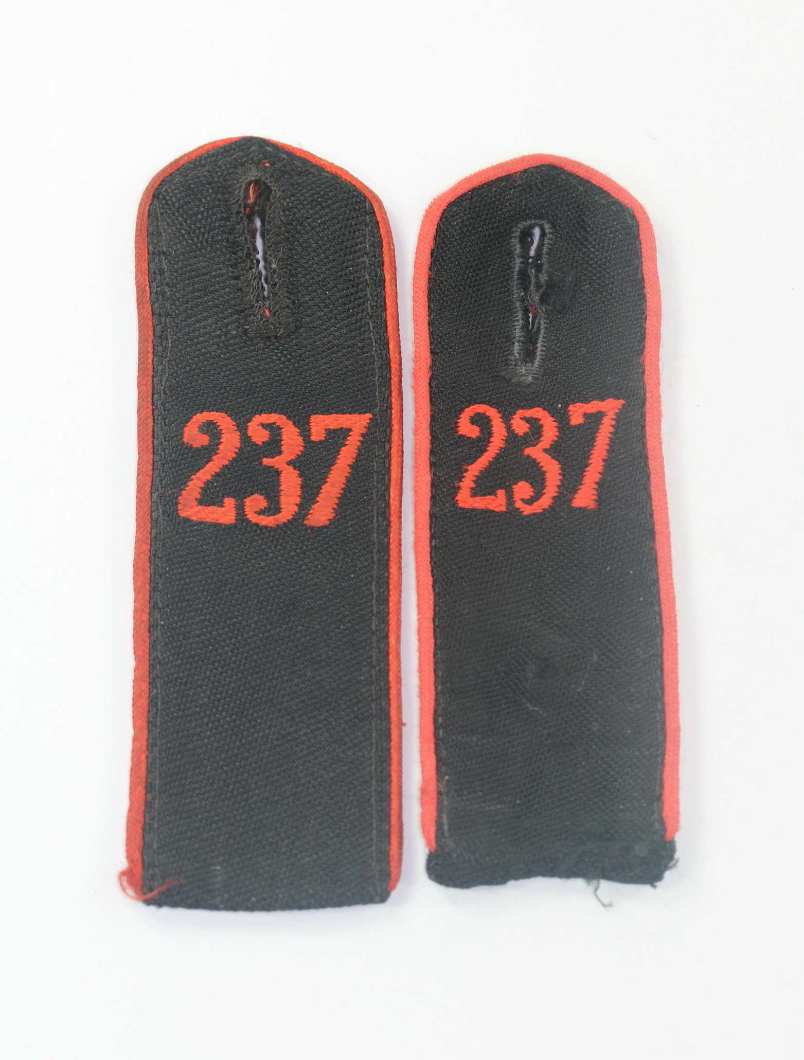 Hitlerjugend (HJ), Paar Schulterklappen Bann 237 (Moers/ Ruhr-Niederrhein/ West) – Bild 1