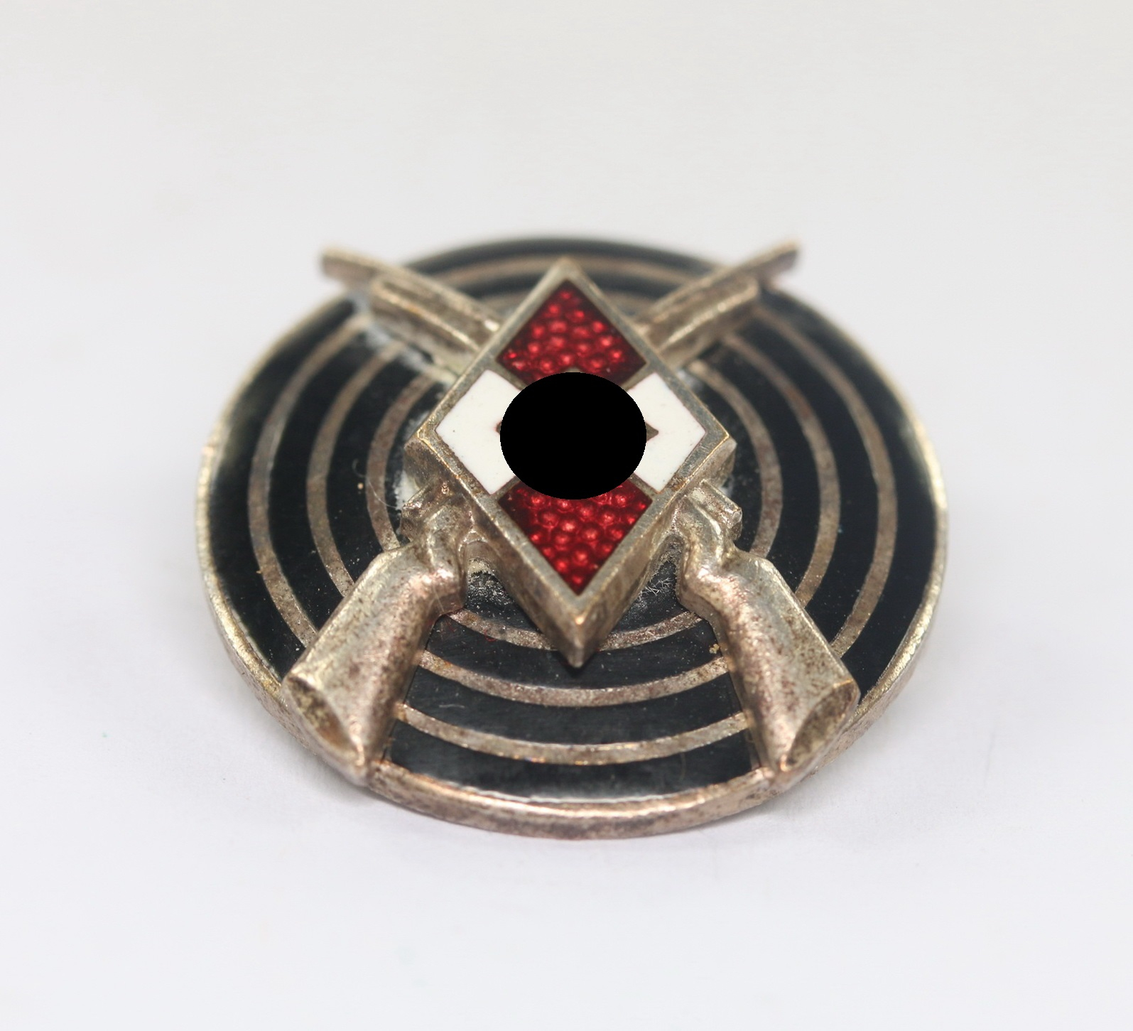 Hitlerjugend (HJ), Schießabzeichen, Hst. RZM M1/14 (Matthias Öchsler & Sohn, Ansbach) – Bild 1