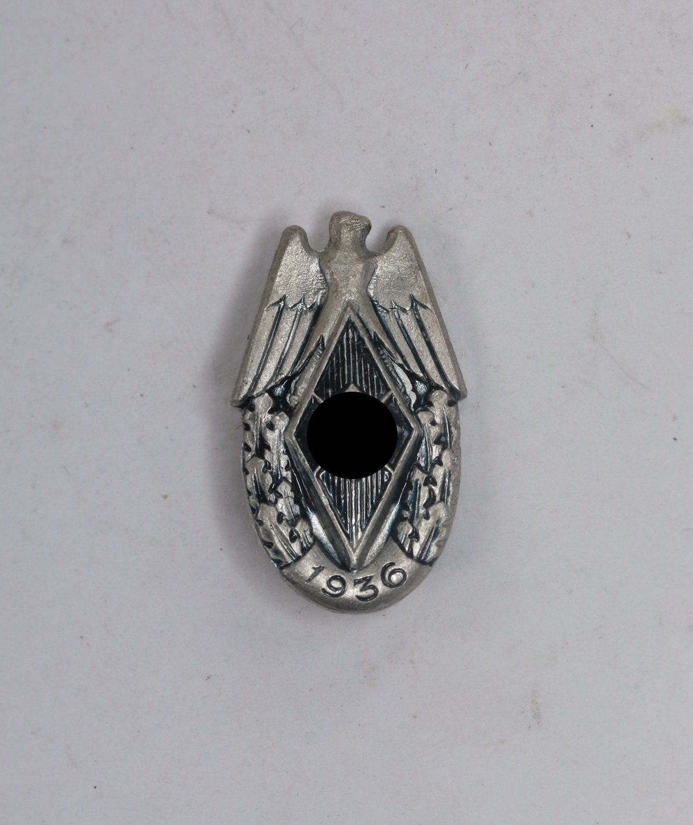  Hitlerjugend (HJ), Siegerabzeichen 1936, Hst. R. Sieper & Söhne Lüdenscheid – Bild 1