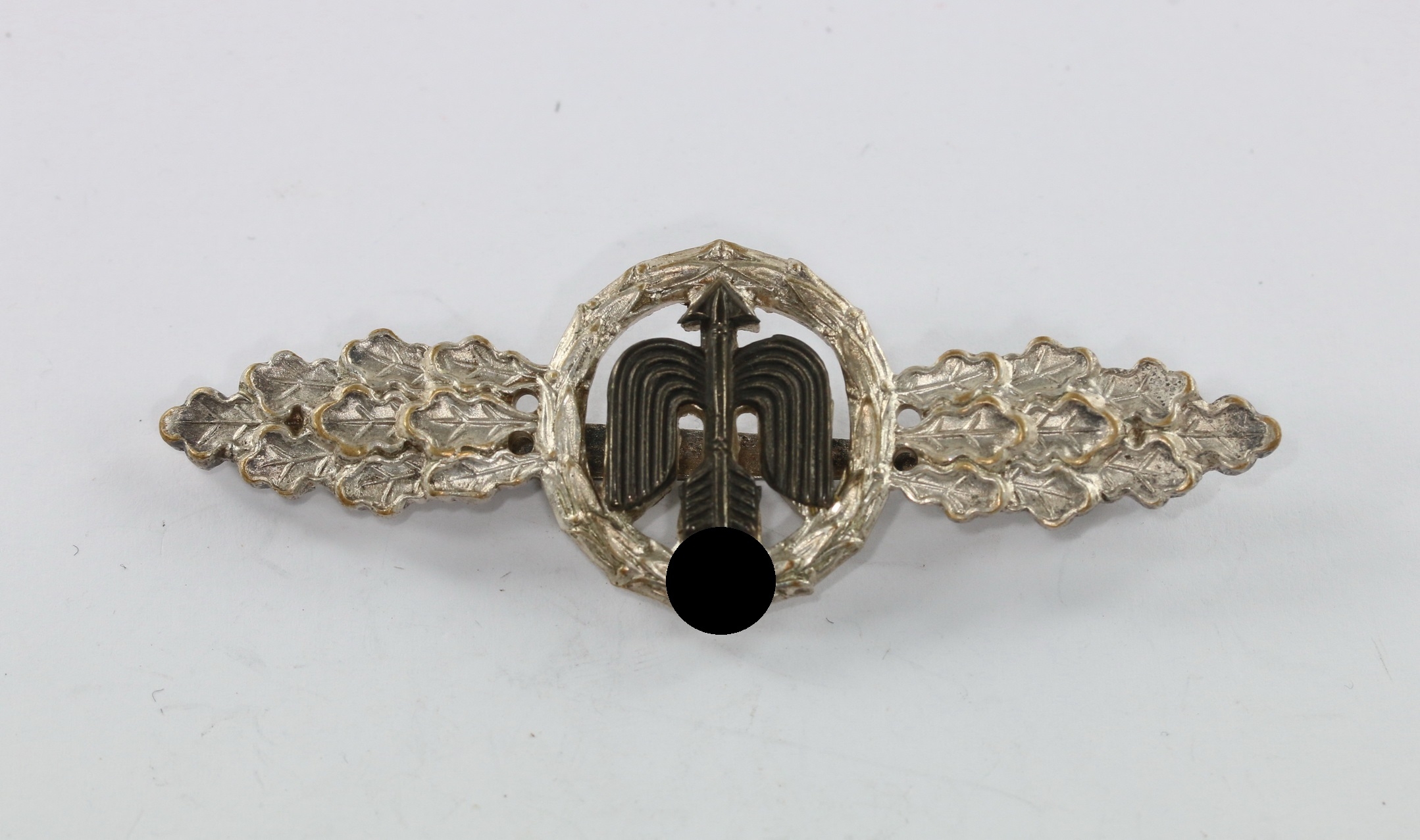 img_0344_bildgr_e_ndern_1_1 Frontflugspange für Jäger in Silber, Buntmetall – Bild 1