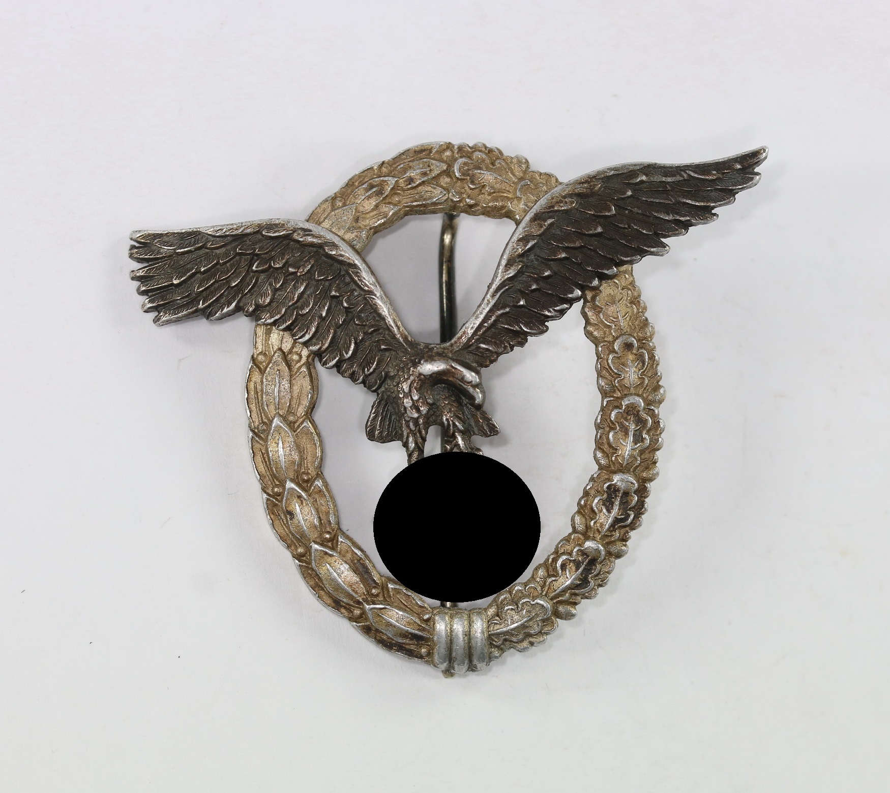 img_0675_bildgr_e_ndern_2 Flugzeugführerabzeichen der Luftwaffe, Hst. A DRGM, Aluminium – Bild 1