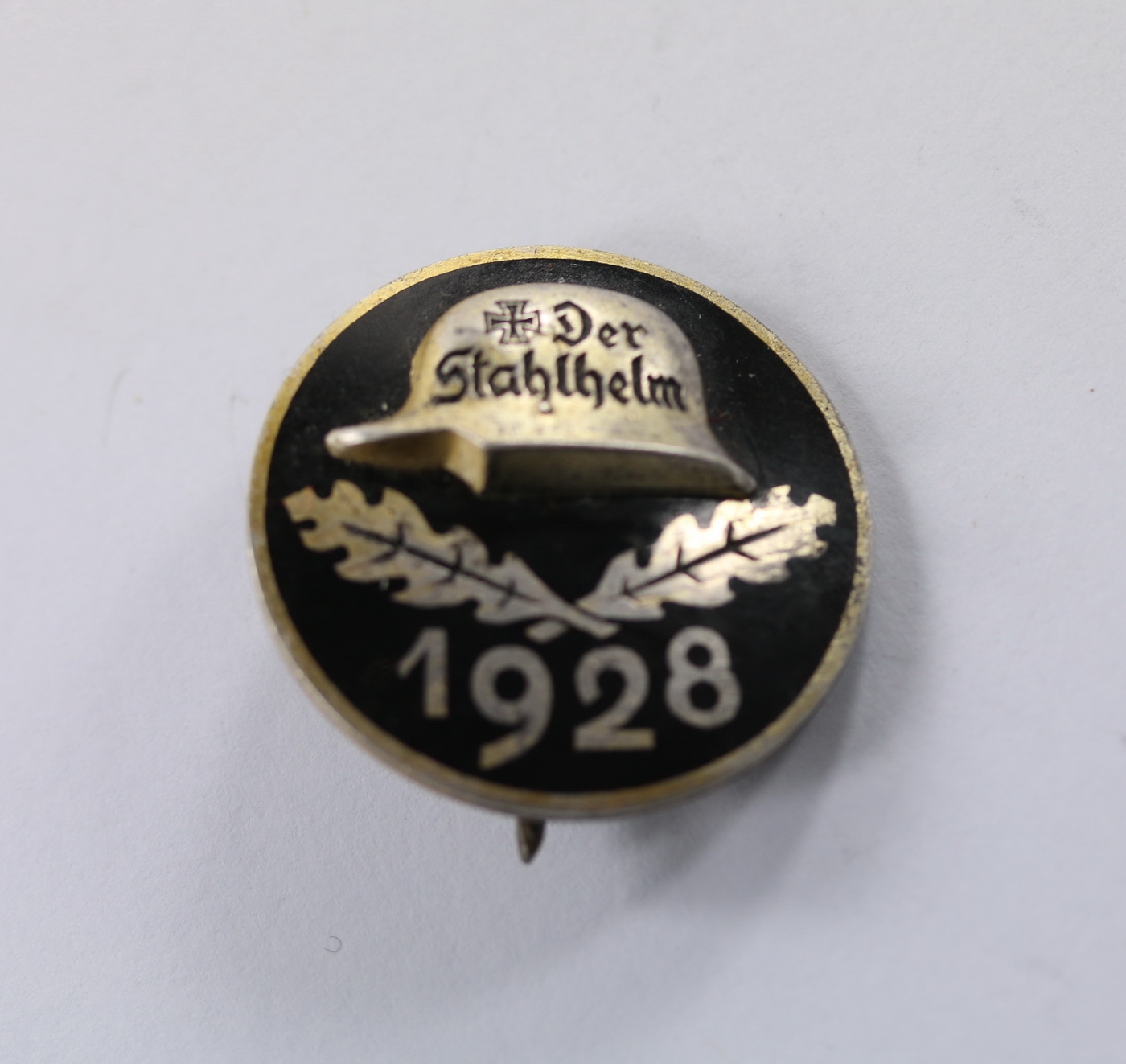 img_1393_bildgr_e_ndern_2 Stahlhelmbund - Eintrittsabzeichen 1928, Silber – Bild 1