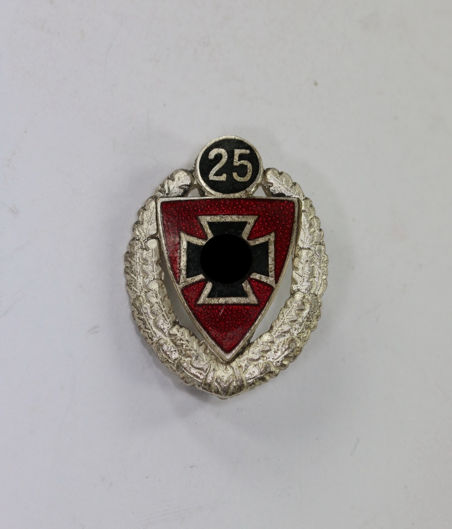 img_1508_bildgr_e_ndern_1_1 Nationalsozialistischer Reichskriegerbund (NSRKB) Silberne Ehrennadel für 25 jährige Mitgliedschaft – Bild 1