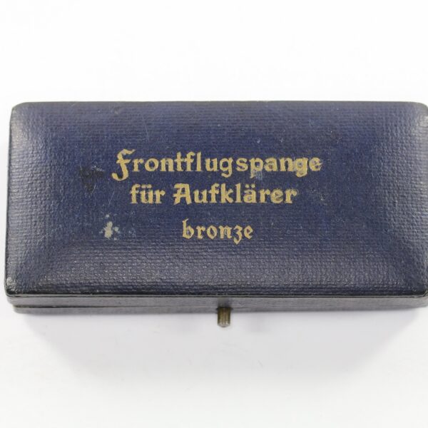Etui Frontflugspange für Aufklärer Bronze