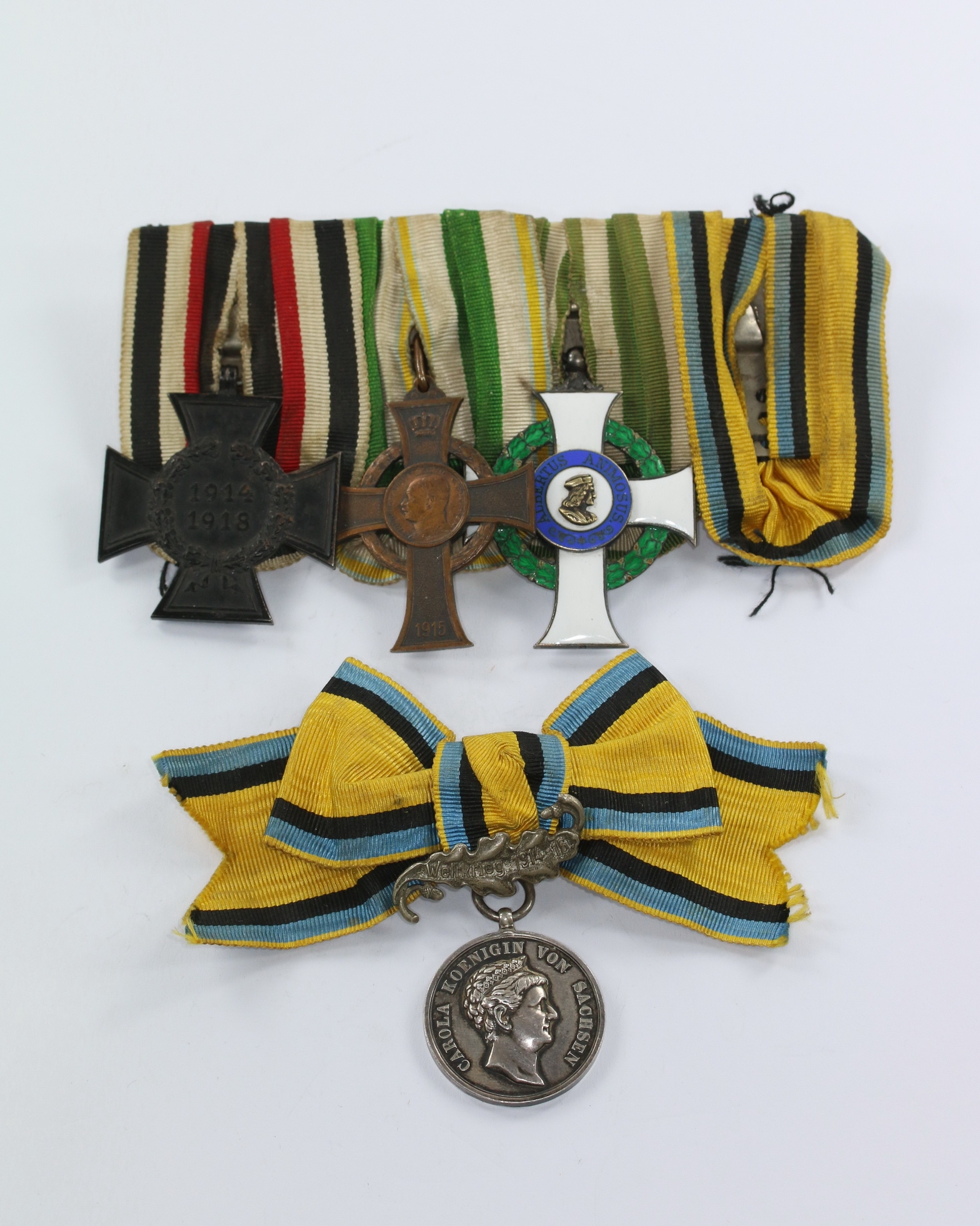 img_2209_bildgr_e_ndern_2 Ordenschnalle 4X + Carola-Medaille in Silber mit Bandspange (!) – Bild 1