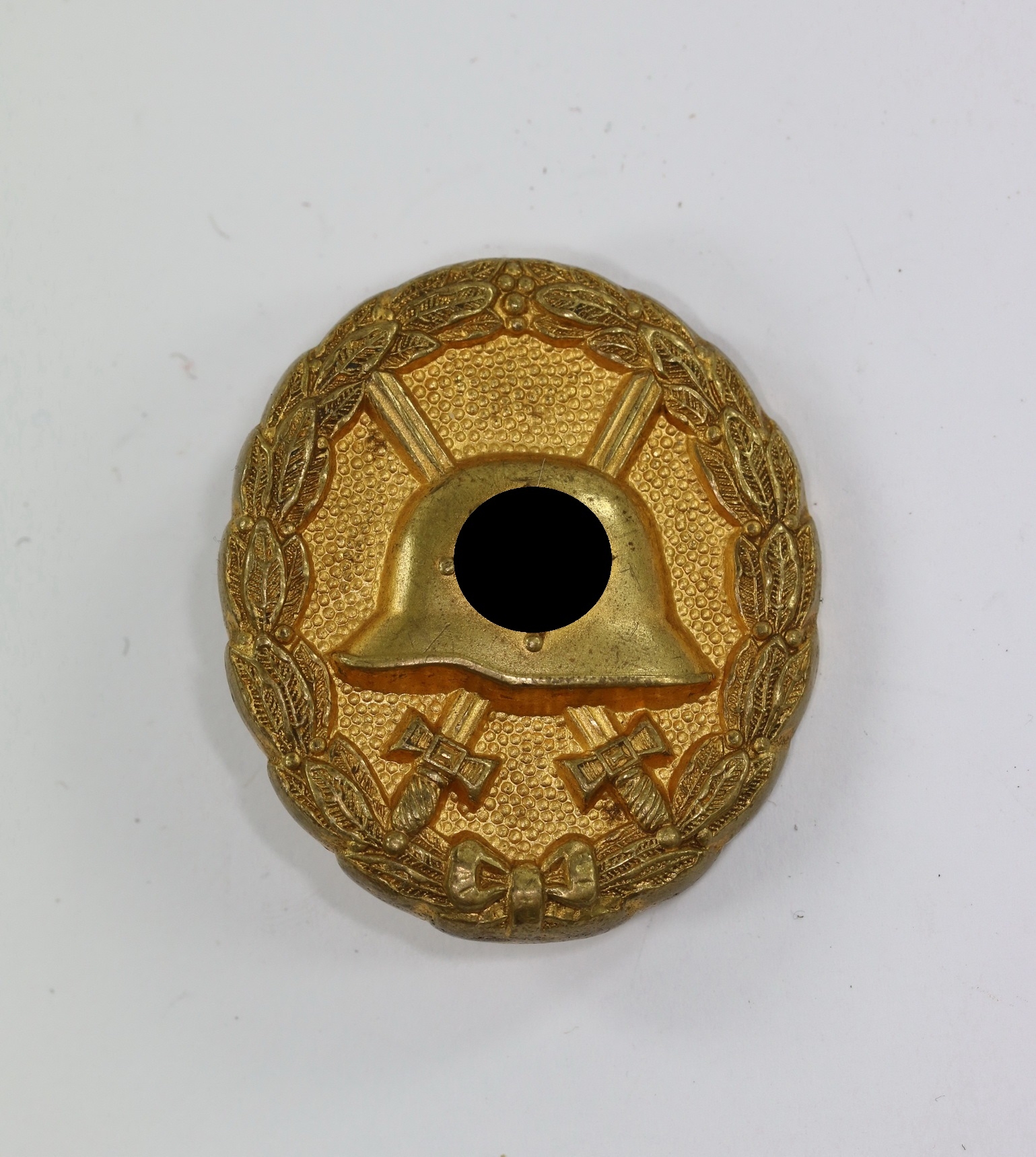 img_3122_bildgr_e_ndern_1_2 Verwundetenabzeichen in Gold, 1. Form hohl verbödet (!) – Bild 1