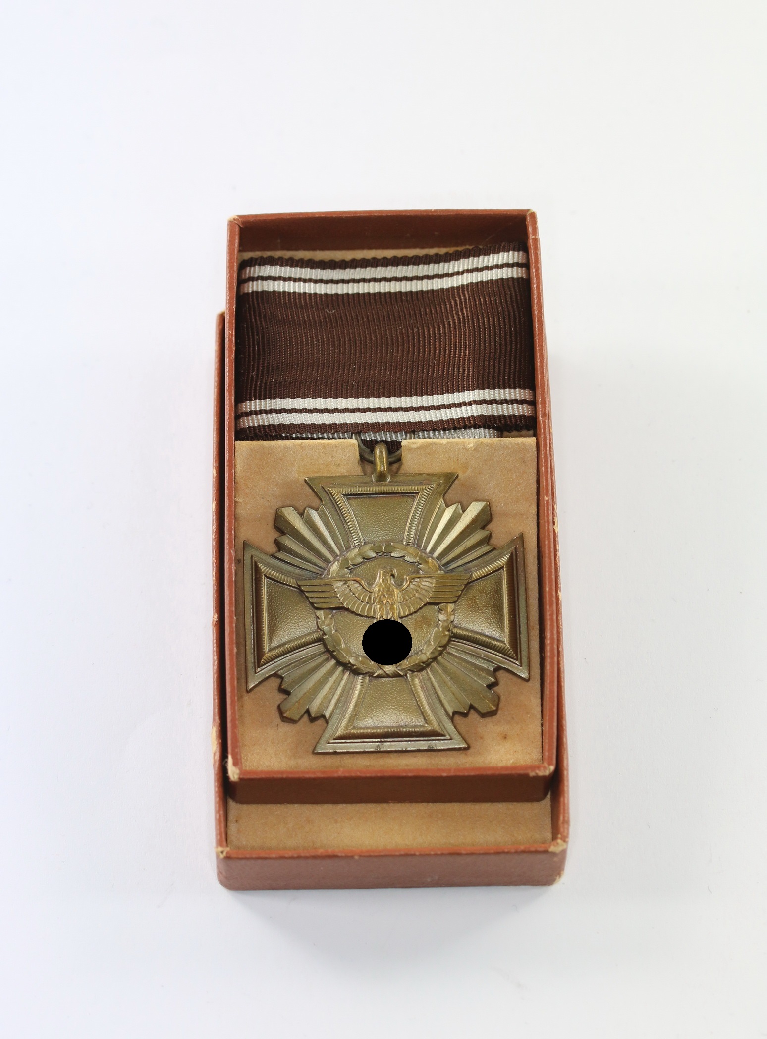 img_5418_bildgr_e_ndern_1_1 NSDAP Dienstauszeichnung in Bronze, Hst. 8, Cupal, im Etui – Bild 1