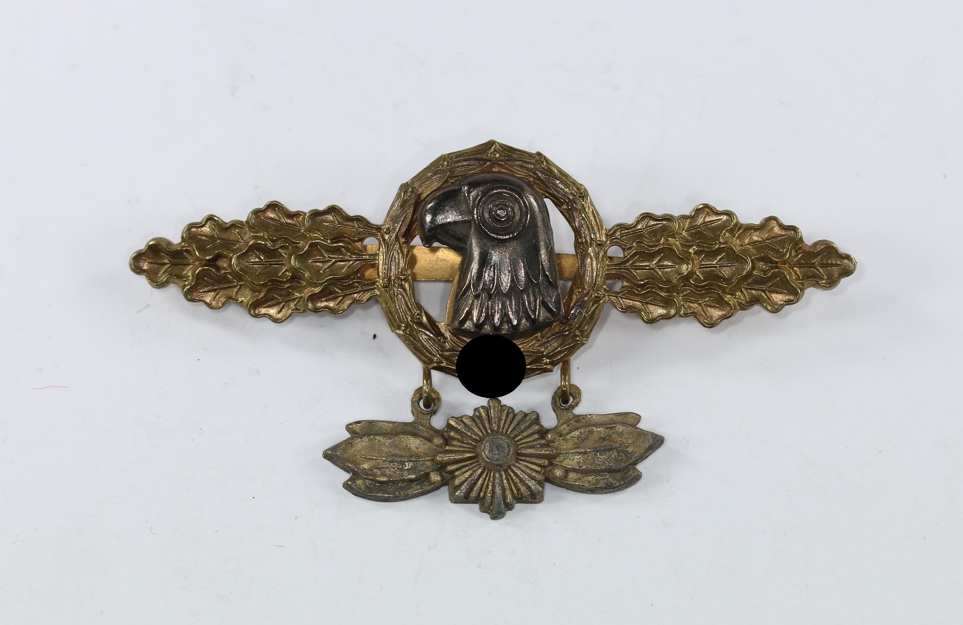 img_8230_bildgr_e_ndern_1_1 Frontflugspange für Aufklärer in Gold, mit Stern Anhänger – Bild 1