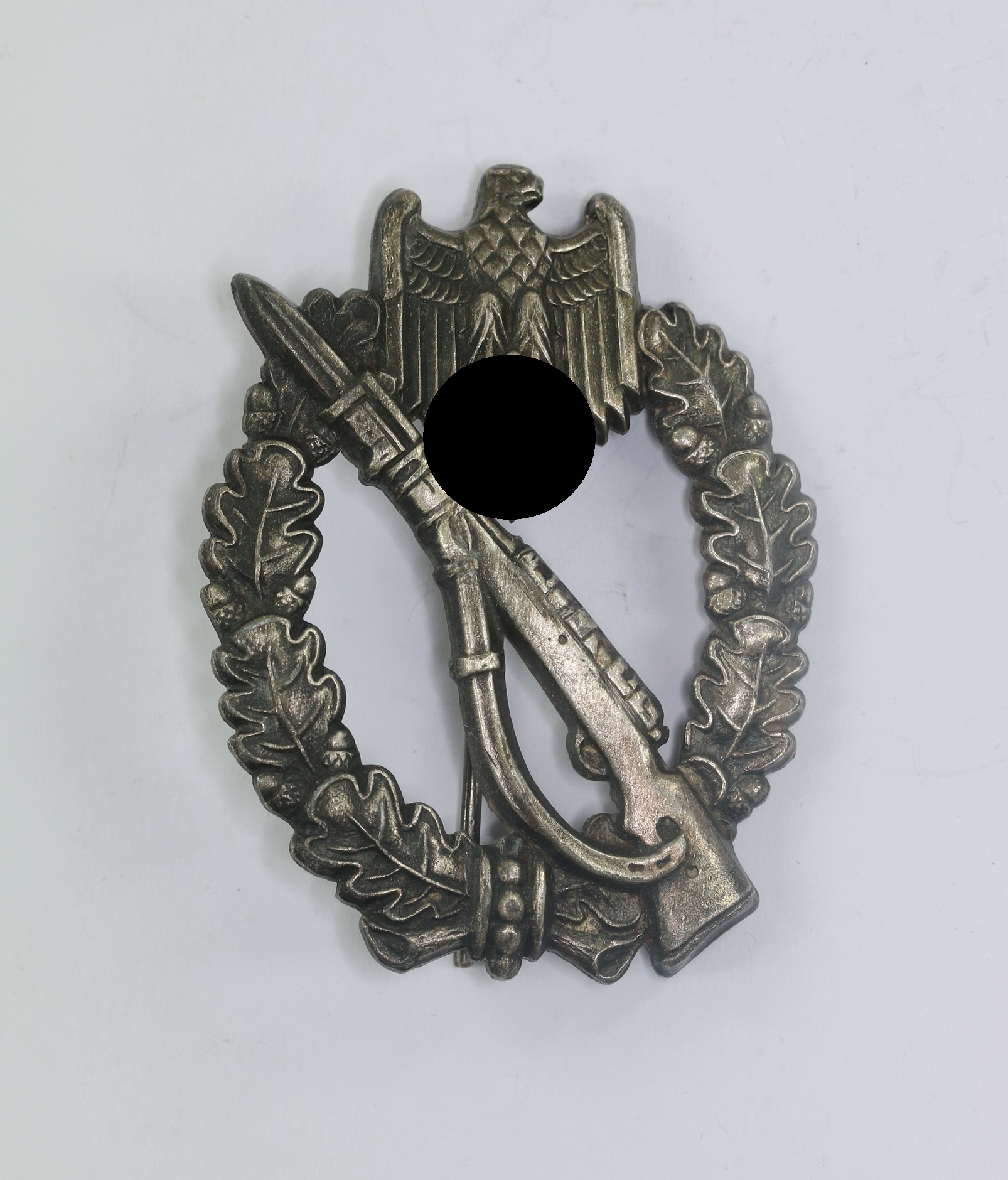 Infanterie Sturmabzeichen in Silber, E.F. Wiedmann, Frankfurt a.M. (Zink) – Bild 1