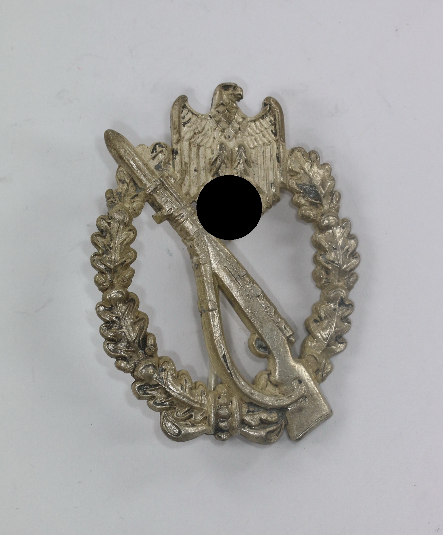  Infanterie-Sturmabzeichen in Silber, Hst. W.R.42 (Werner Redo, Saarlautern) – Bild 1