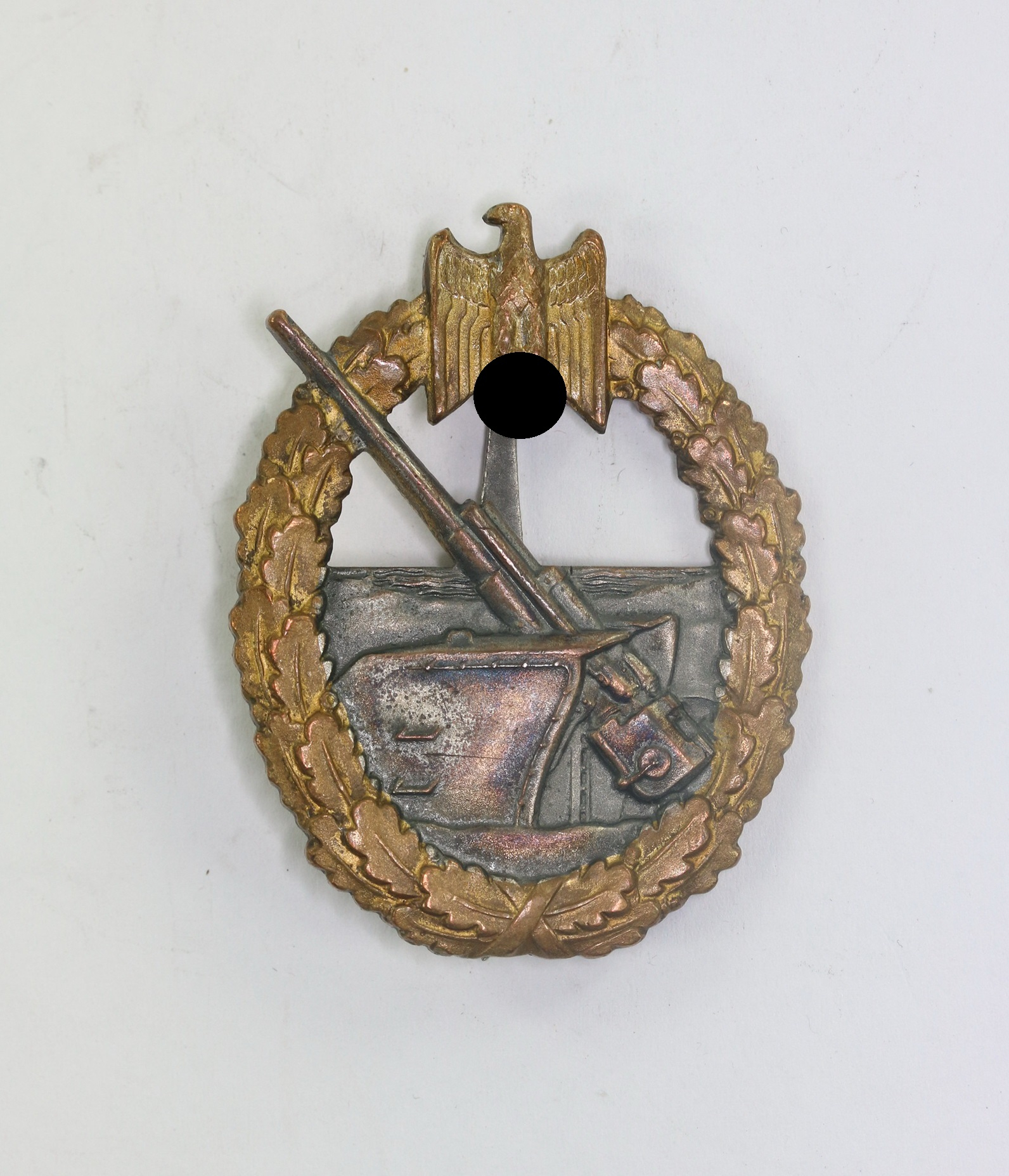 k_stenartillerie_abzeichen_hst Küstenartillerie Abzeichen, Hst. C.E. Juncker Berlin - FEC Otto Placzek Berlin – Bild 1