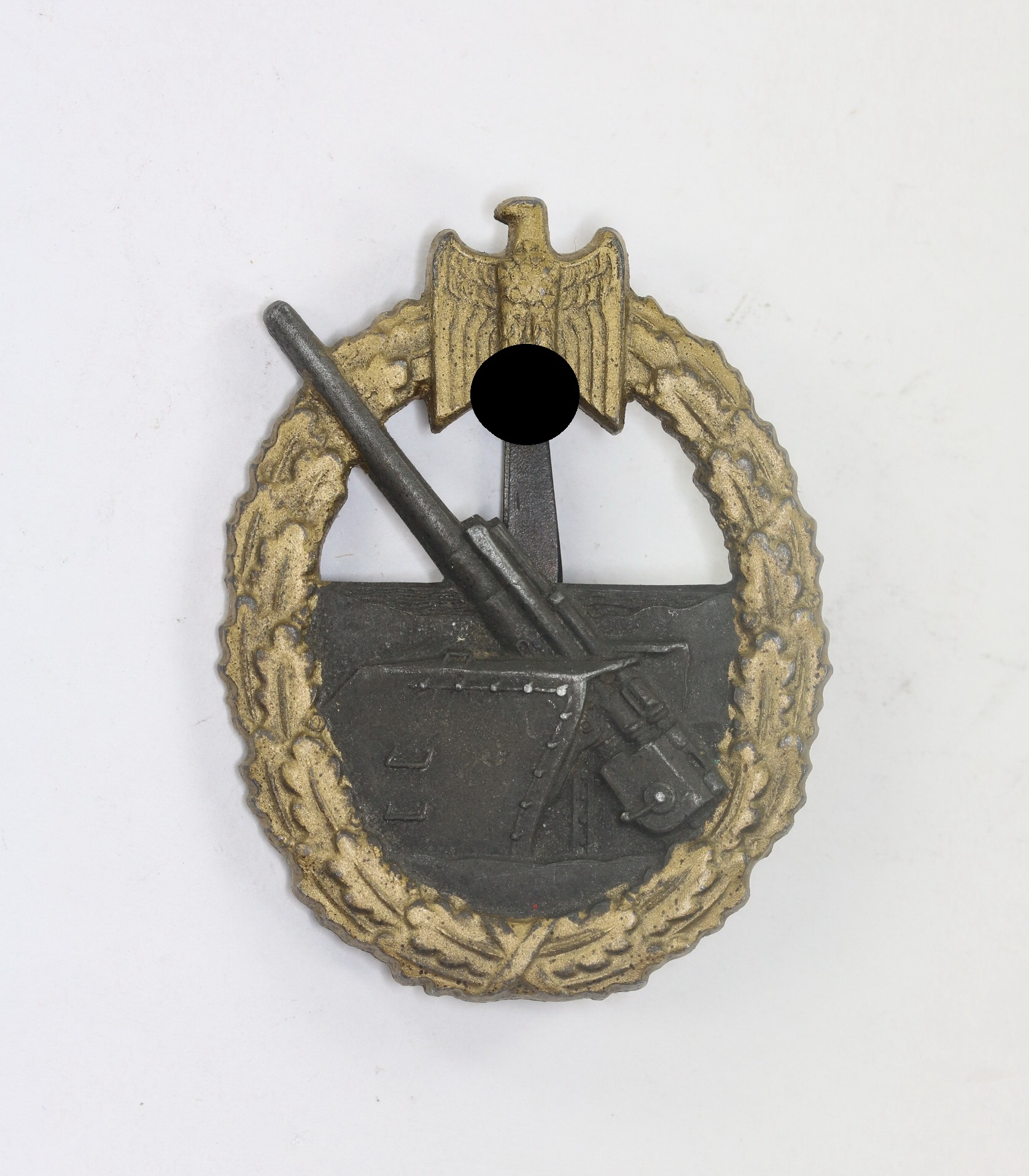 k_stenartillerie_abzeichen_paul_meybauer_berlin_zink_1__1 Küstenartillerie Abzeichen, Paul Meybauer, Berlin (Zink) – Bild 1