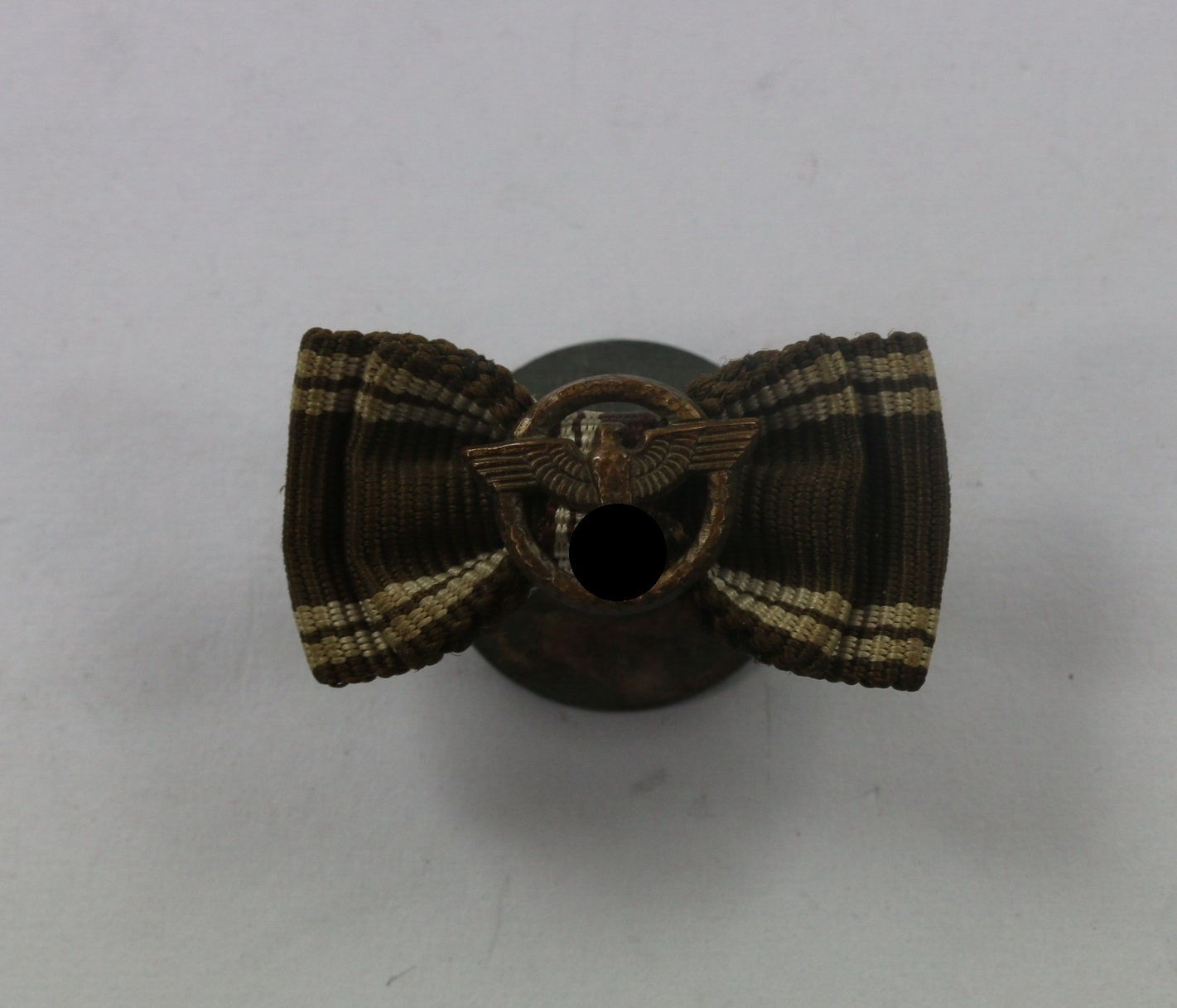 Knopflochdekoration NSDAP Dienstasuzeichnung Bronze, J. Godet & Sohn Berlin – Bild 1